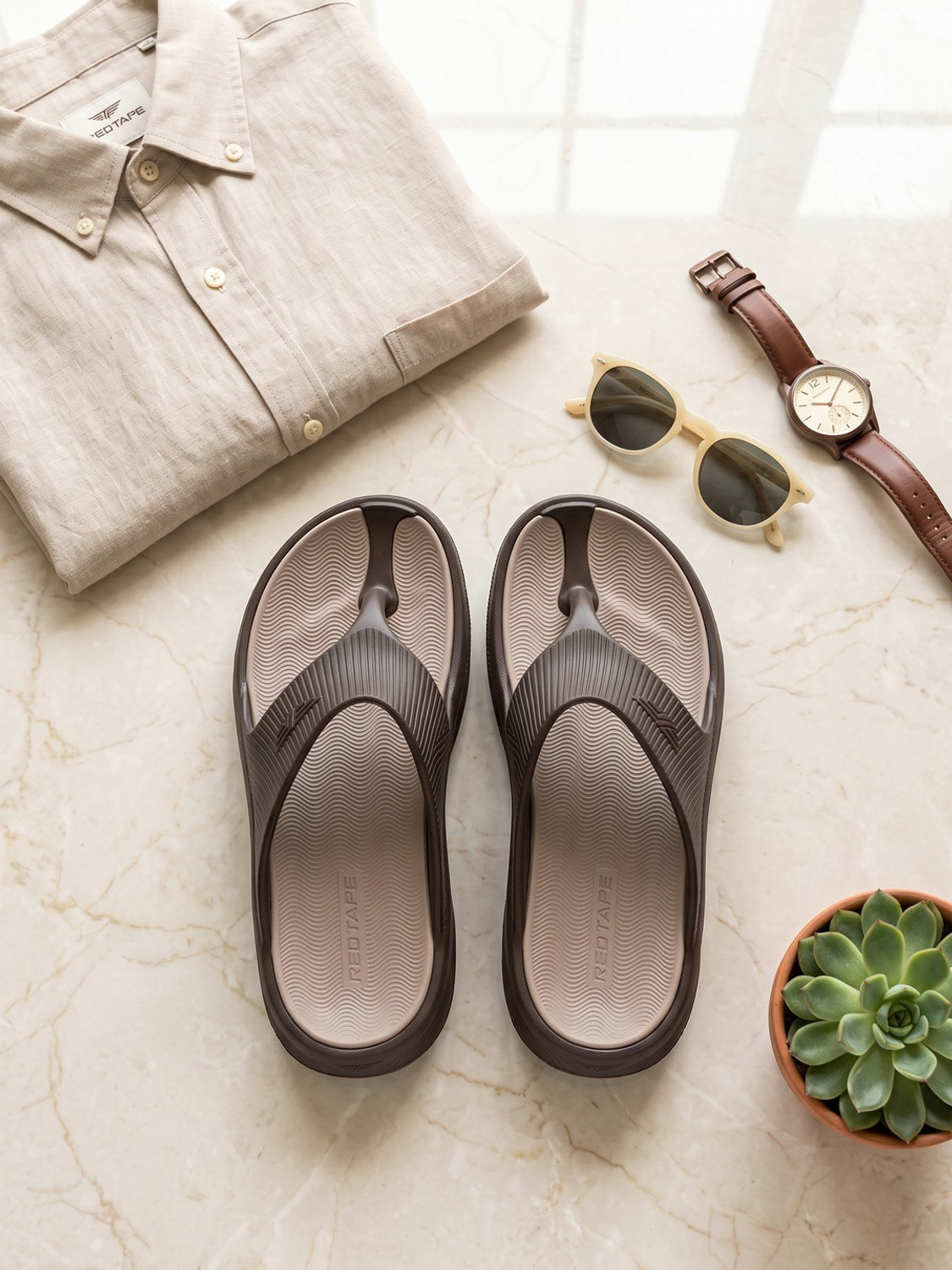 Image of RED TAPE Men Flip Flops