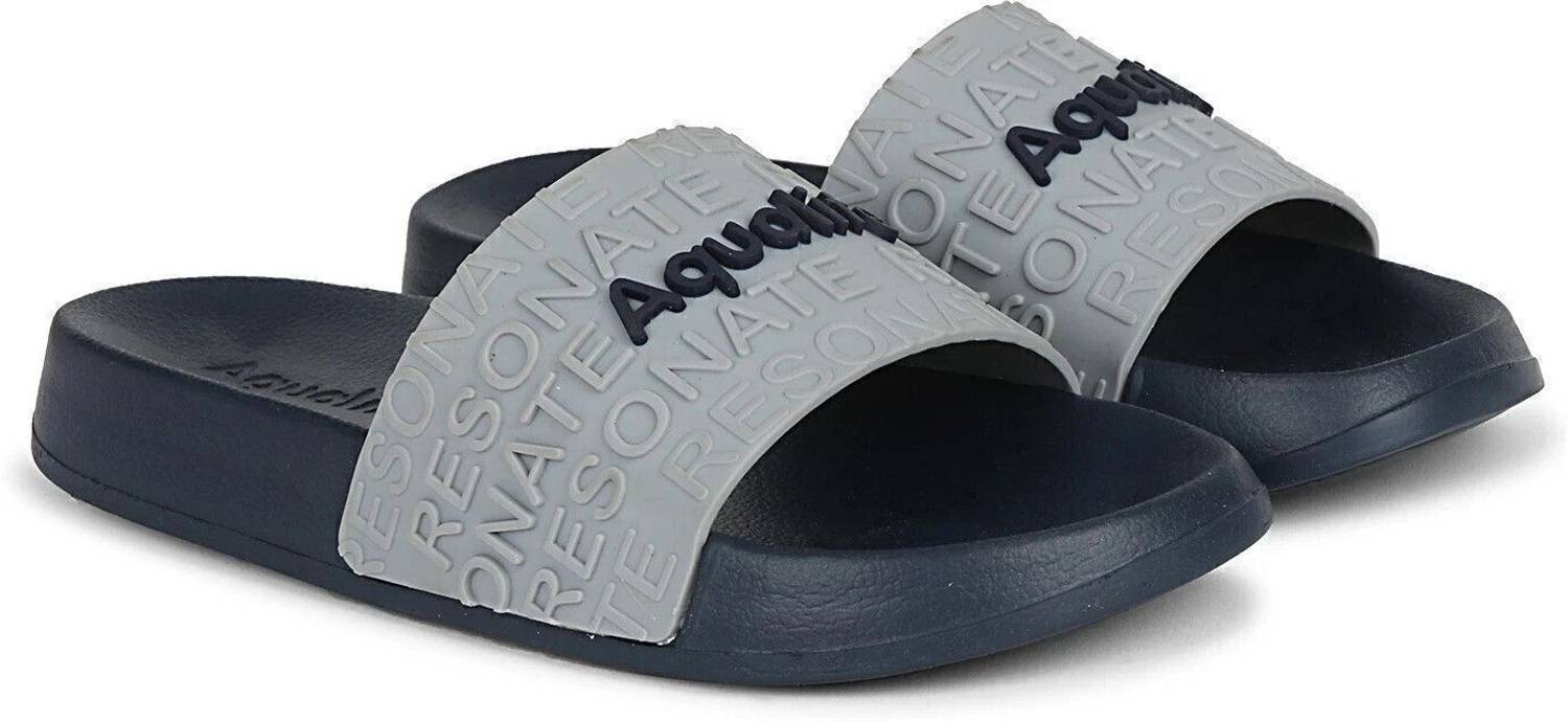 Aqualite Men Gray Slides - Image 3