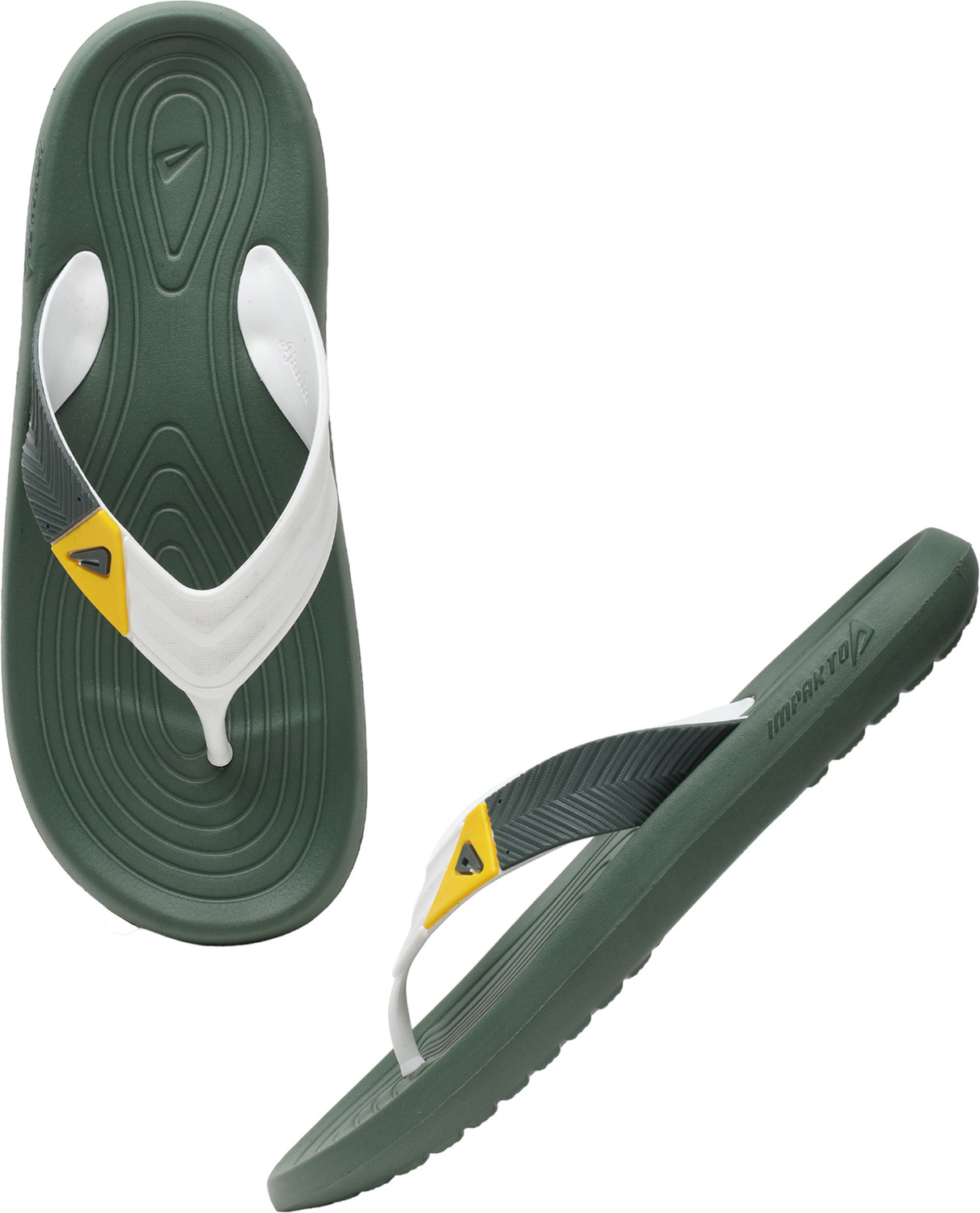 Image of Impakto by Ajanta Men Slippers, V Shape Flip Flops, Lightweight & Comfortable Daily Use Chappal Flip Flops