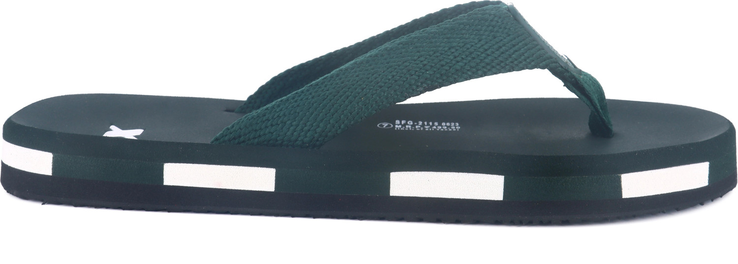 Image of Sparx Men Flip Flops (Olive, 8)