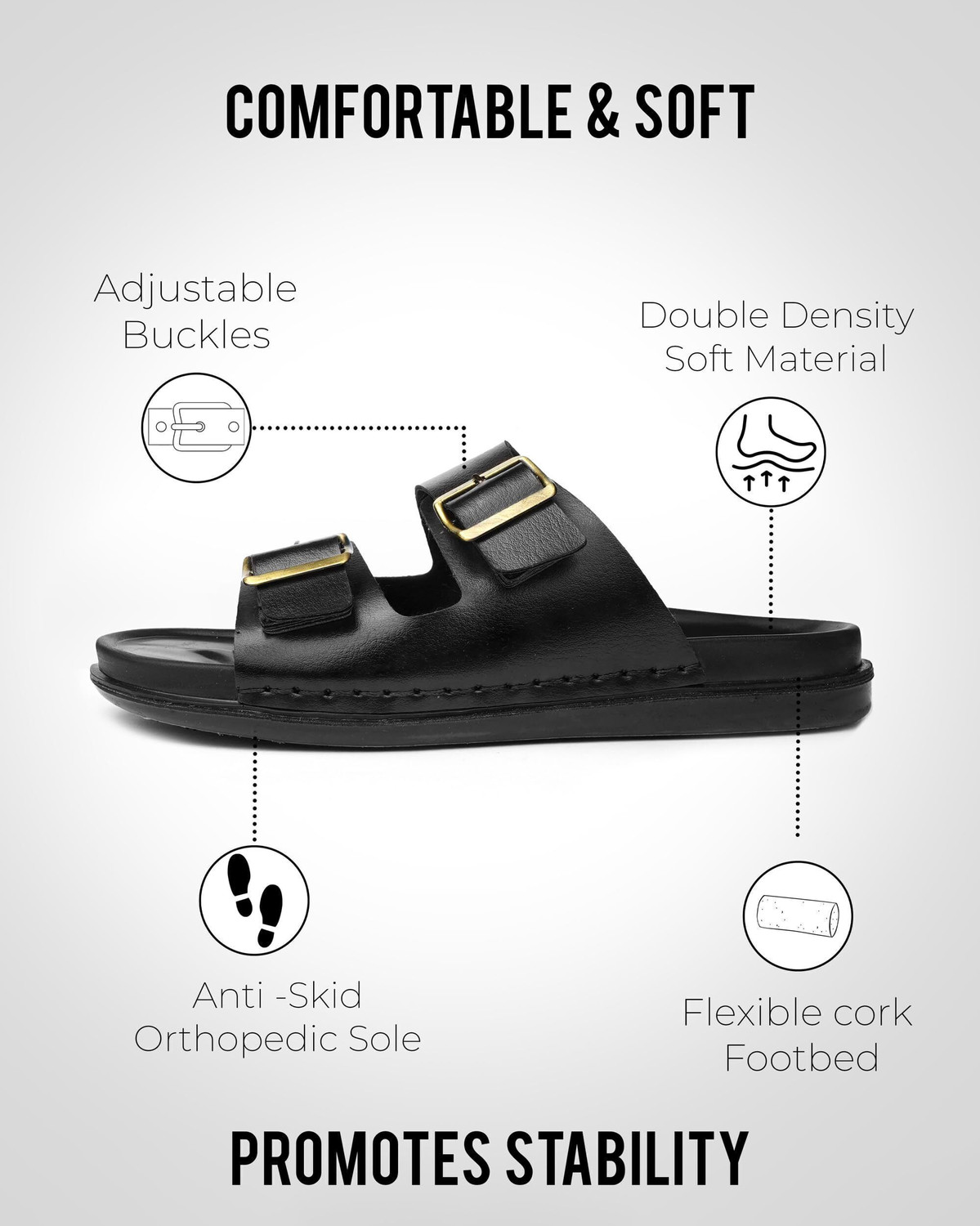 Image of Cushiva Men Slippers