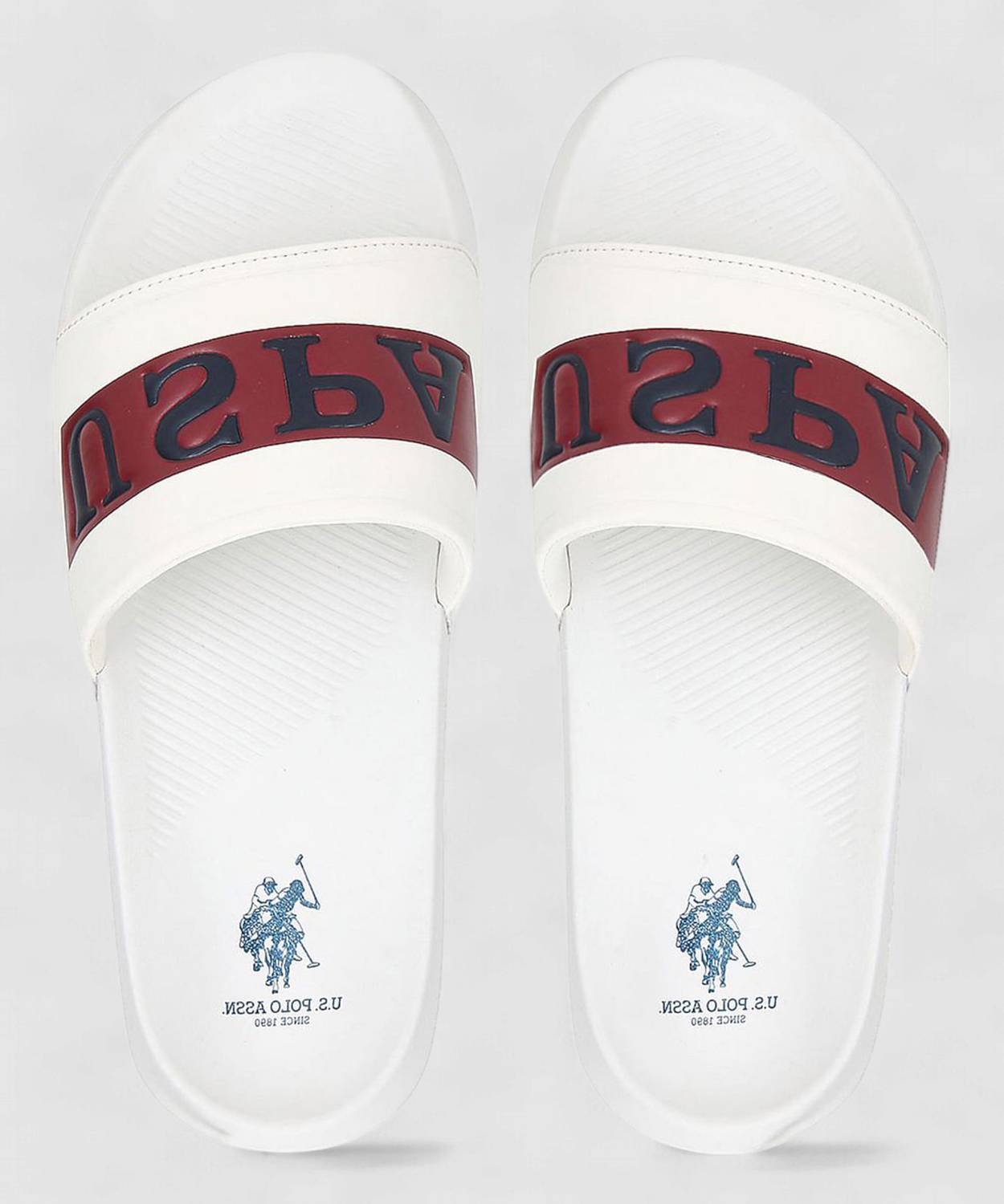 U.S. POLO ASSN. Men Slides White - Image 4