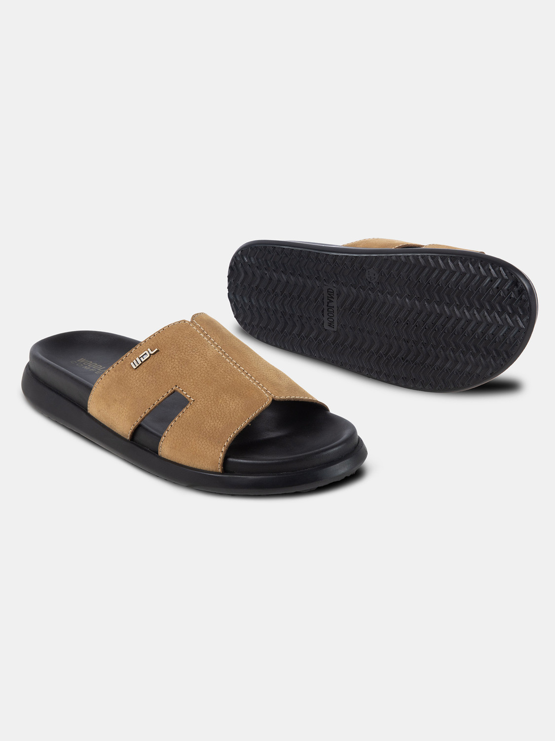 Image of WOODLAND Men Comfortable Soft Sole Lightweight Home Wear Slippers