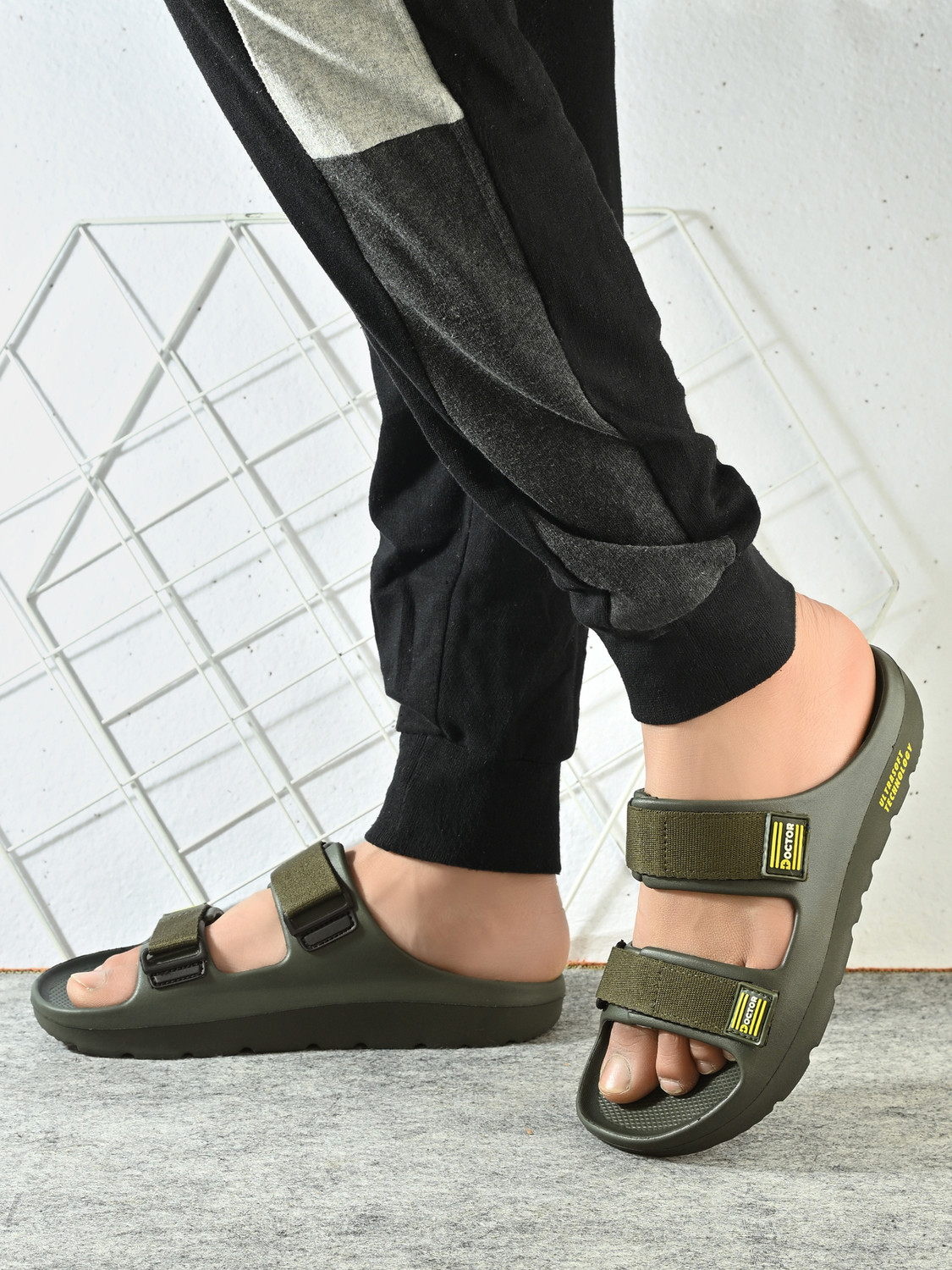 Image of Doctor Health Super Soft Men Orthopaedic Men Slippers | Lightweight, Cushioned, Durable, Anti Skid Flip Flops