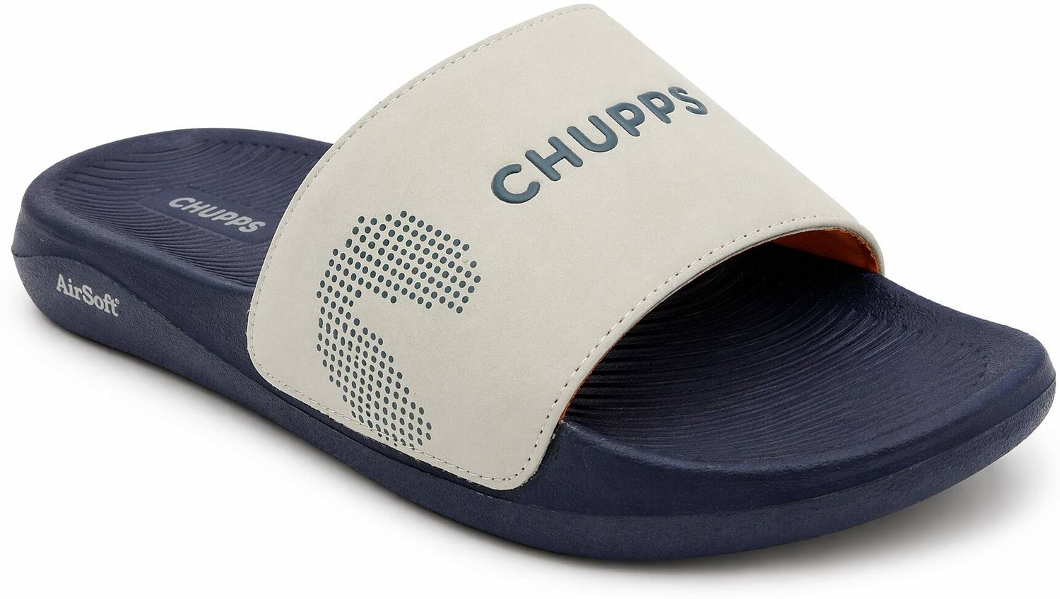 Chupps Men Slides Blue - Image 2