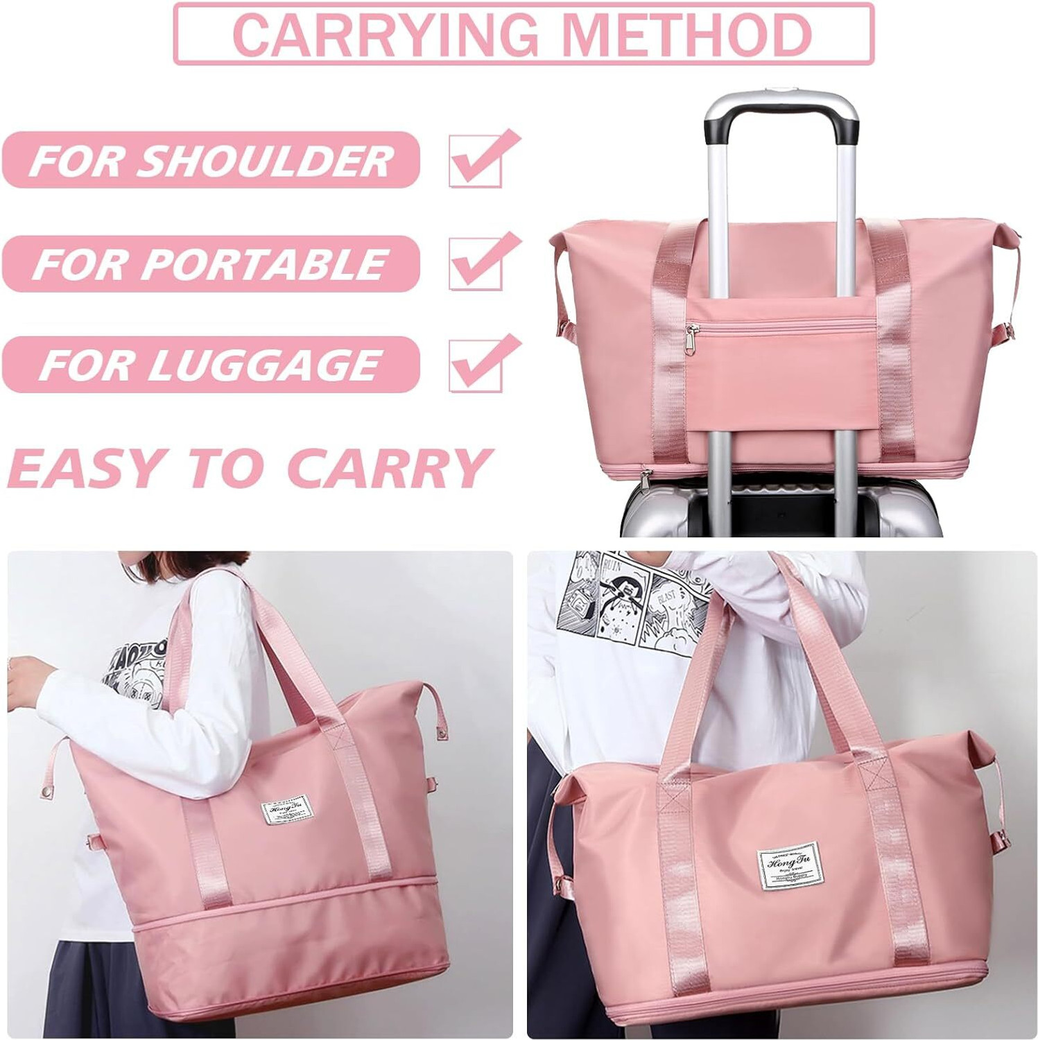 Image of Sapetro Expandable Travelling Bag Small Travel Bag - big