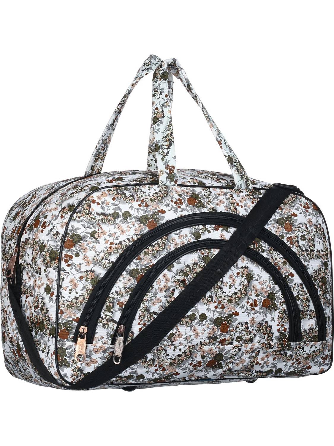BLAZEHAVEN Women Printed Bag|Large Capacity|3 Front Zip Pockets|Anti-Theft Inner Pocket Small Travel Bag - Extra Specious