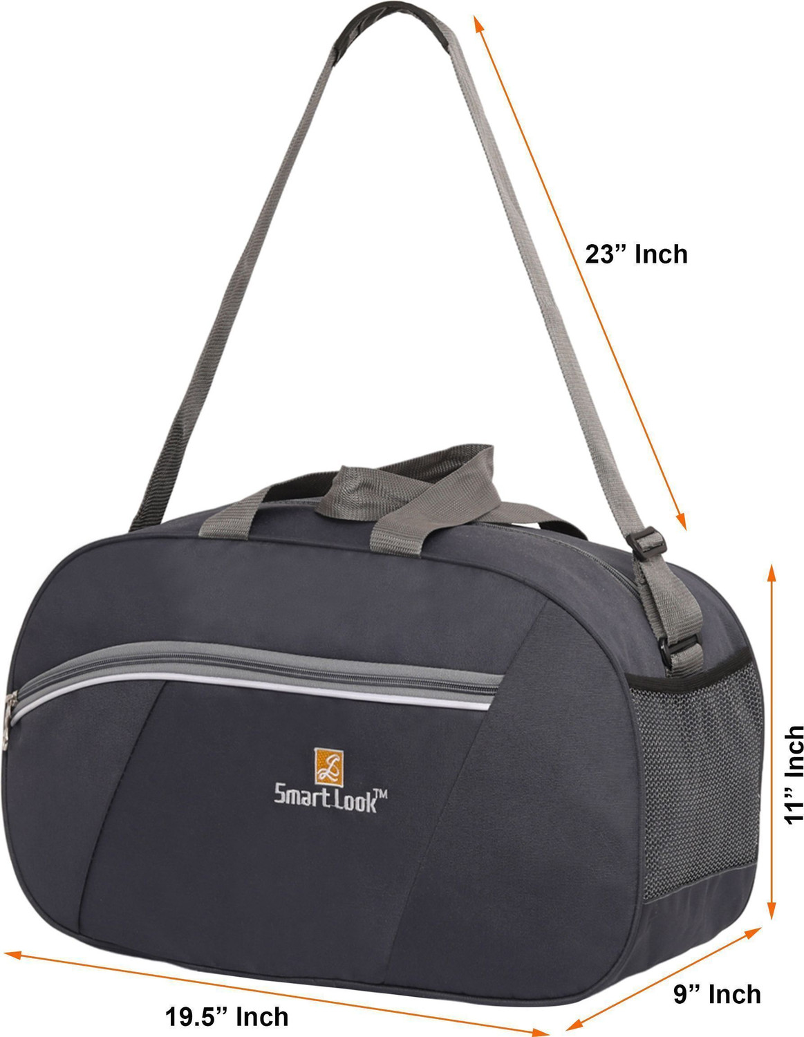 Image of Smartlook Small travel bags and luggage bag for men and women 45L(GREY) Small Travel Bag - Extra Specious