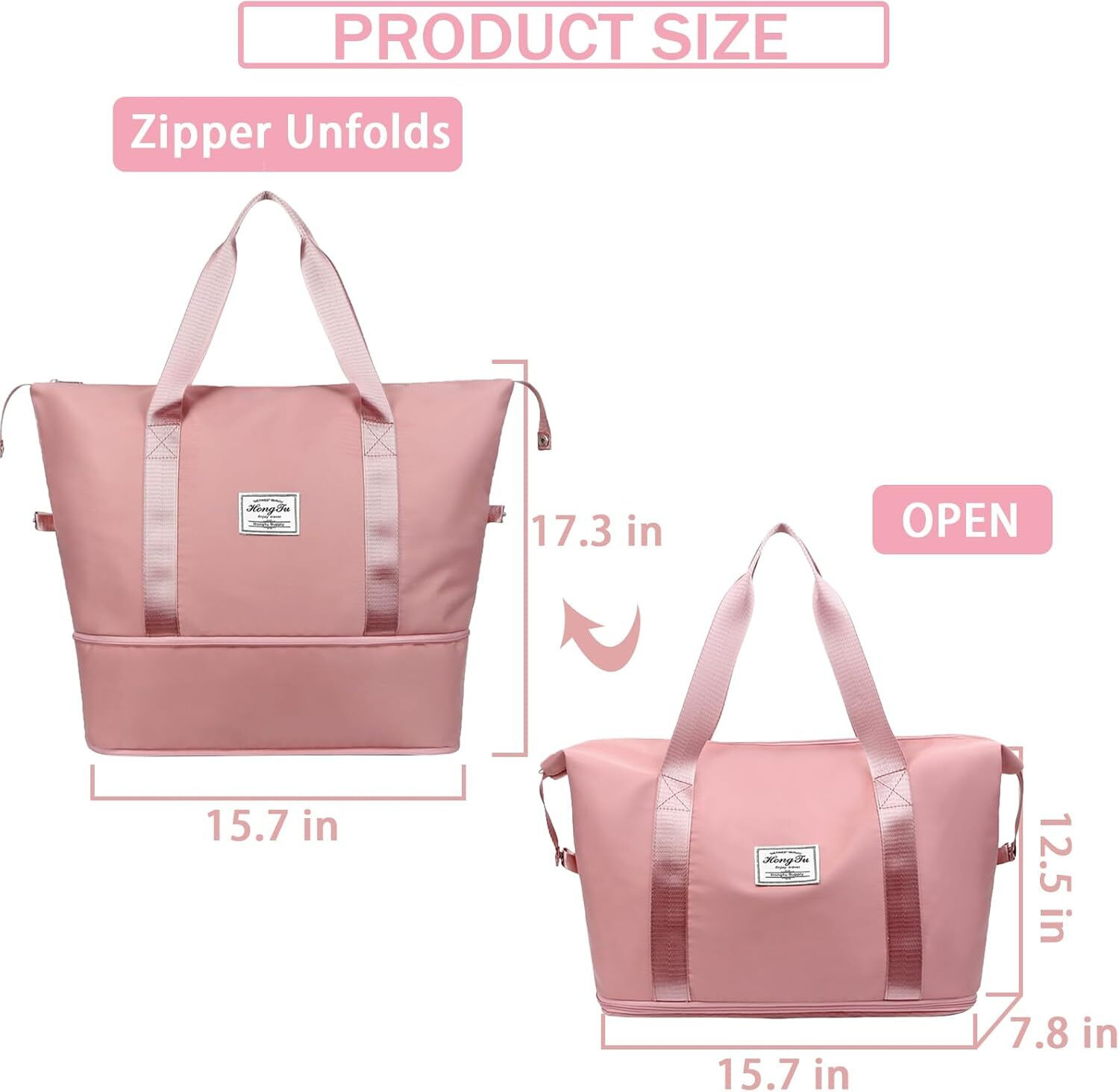 Image of Sapetro Expandable Travelling Bag Small Travel Bag - big