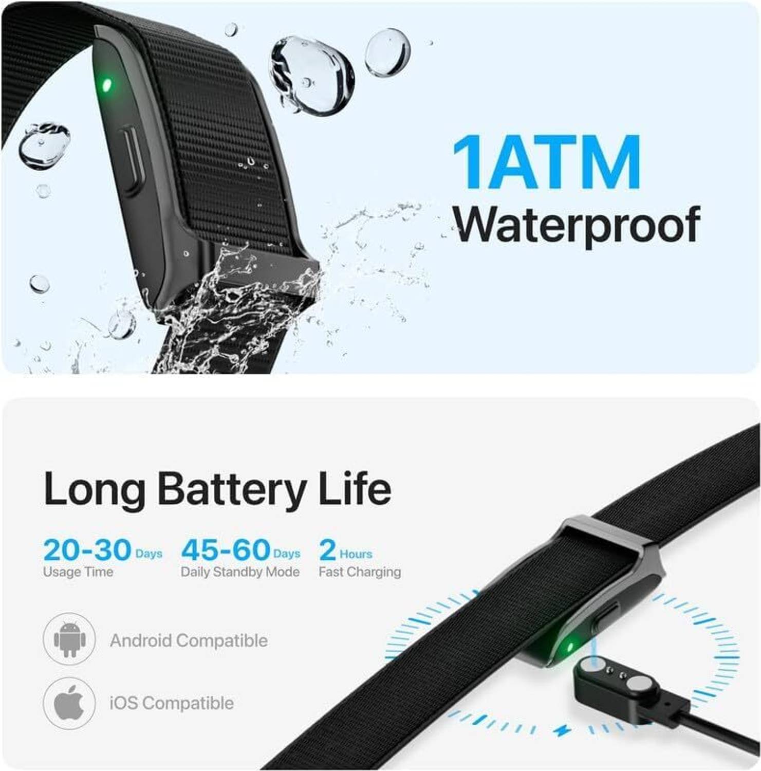 K&M Simple Strap Wristband Pack of 1 - Image 4