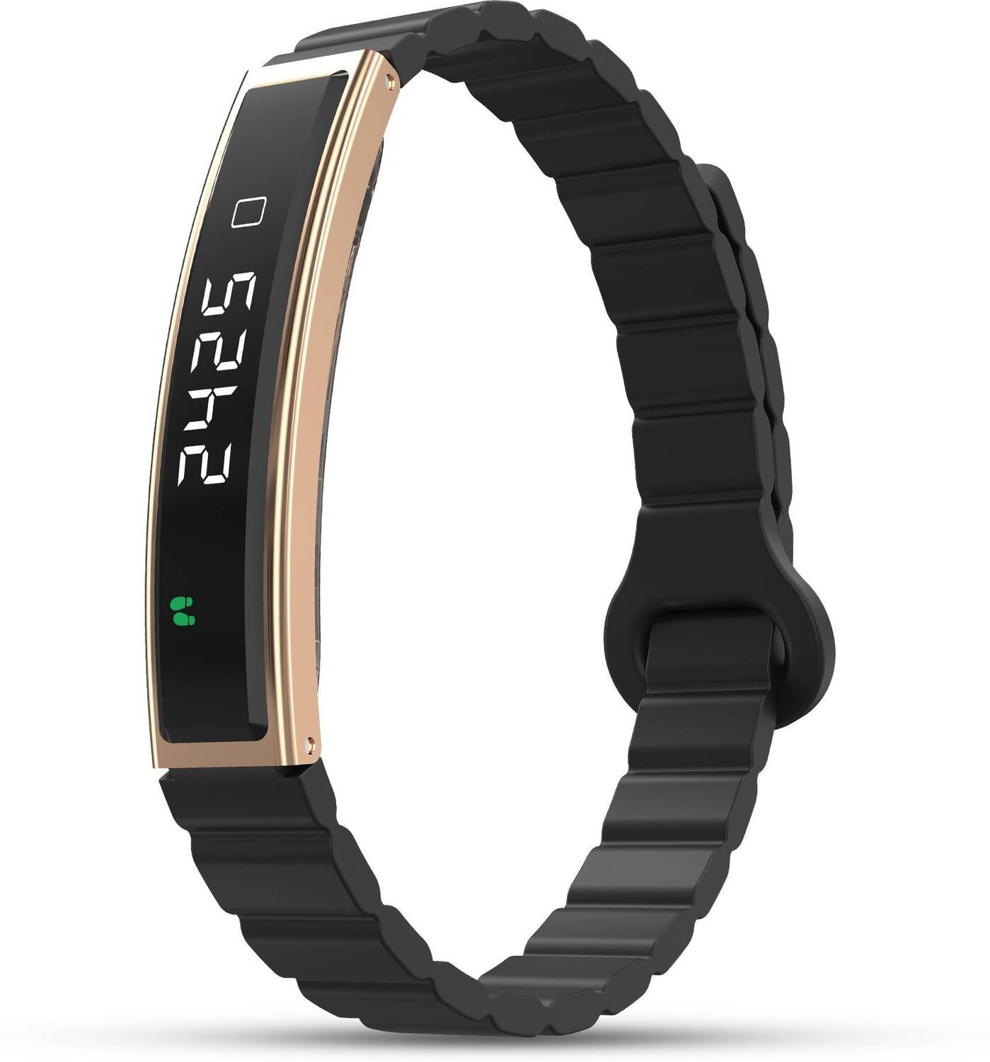 Pebble Arq Sleek Smart Bracelet 24x7 Health Suite, Digital Disp