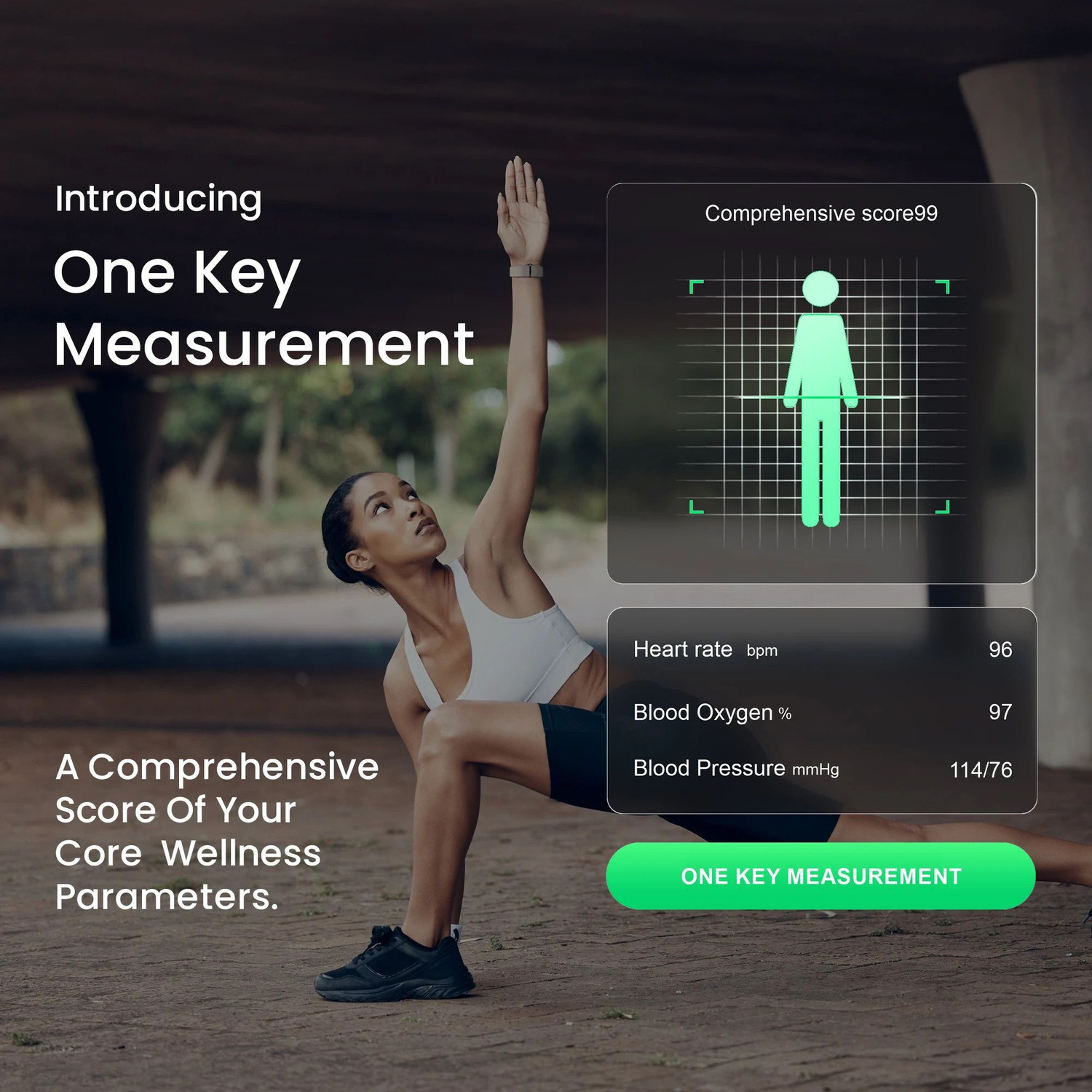Image of Pebble Qore Fitness Band 45-Day Battery,100+ Sports Modes & Health Suite,Remote Camera
