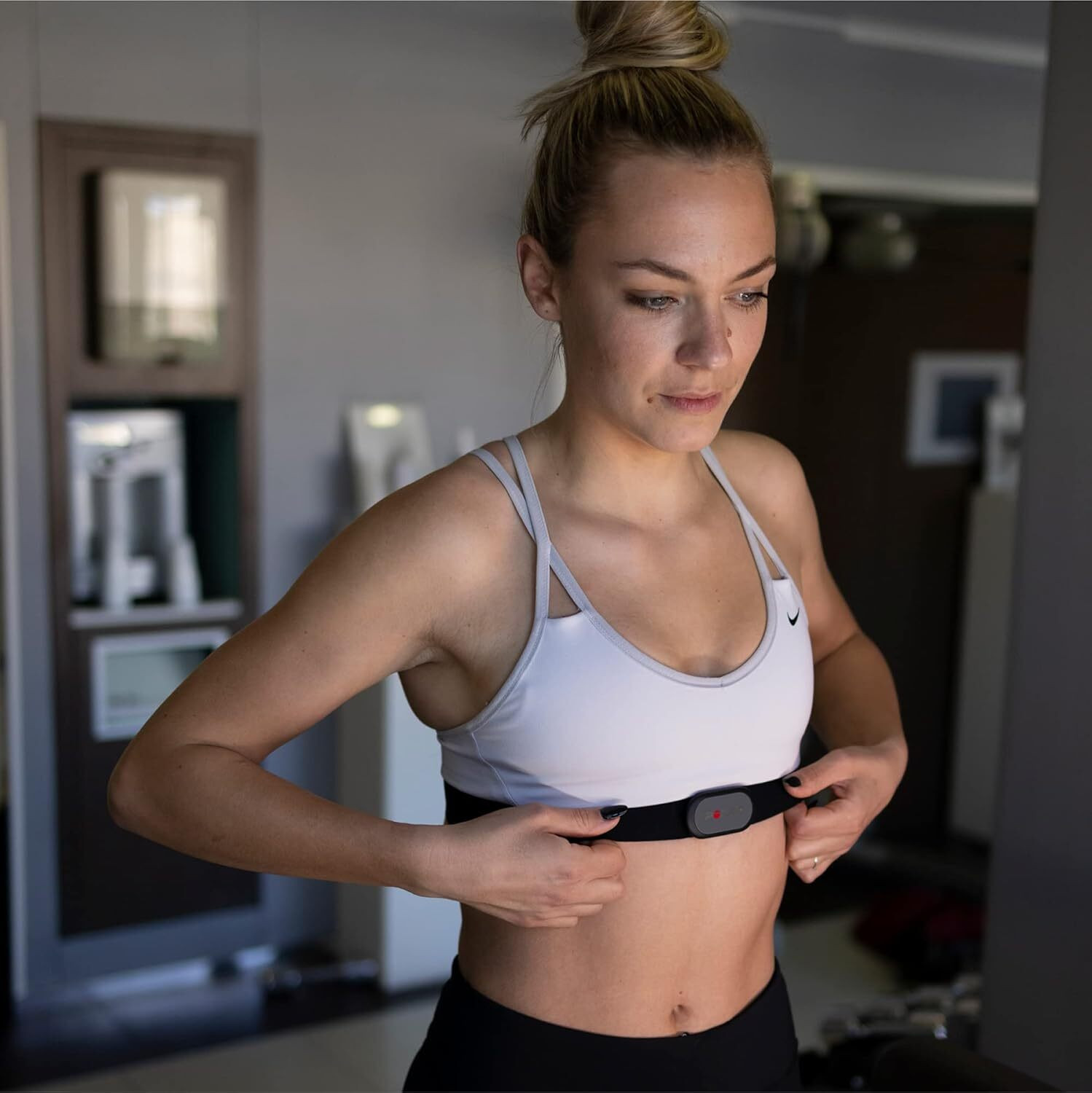 Image of Polar H9 Heart Rate Sensor Chest Strap (XS-S) (Black)