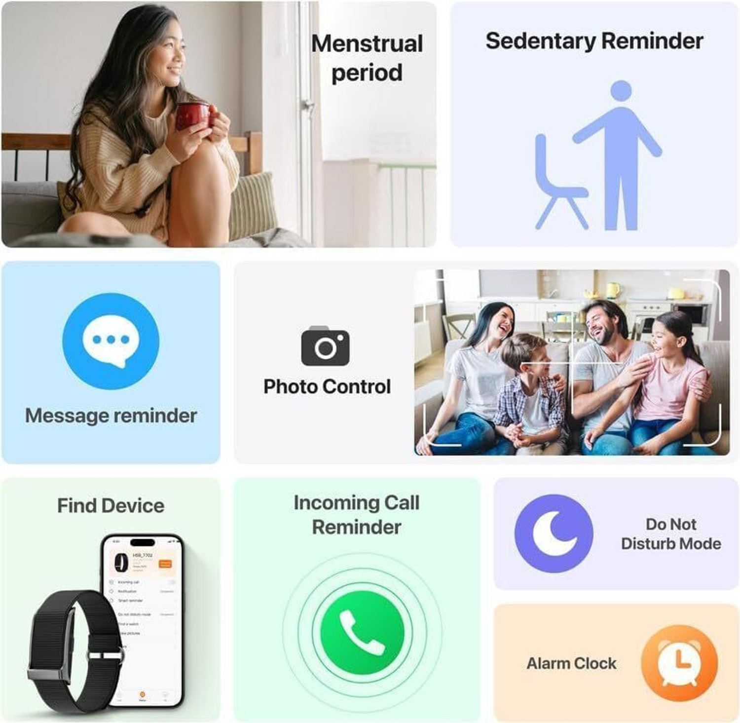 Image of StyleOxx Q2 Fitness Tracker, Heart Rate Tracking, Sleep & Stress Tracking with Free App