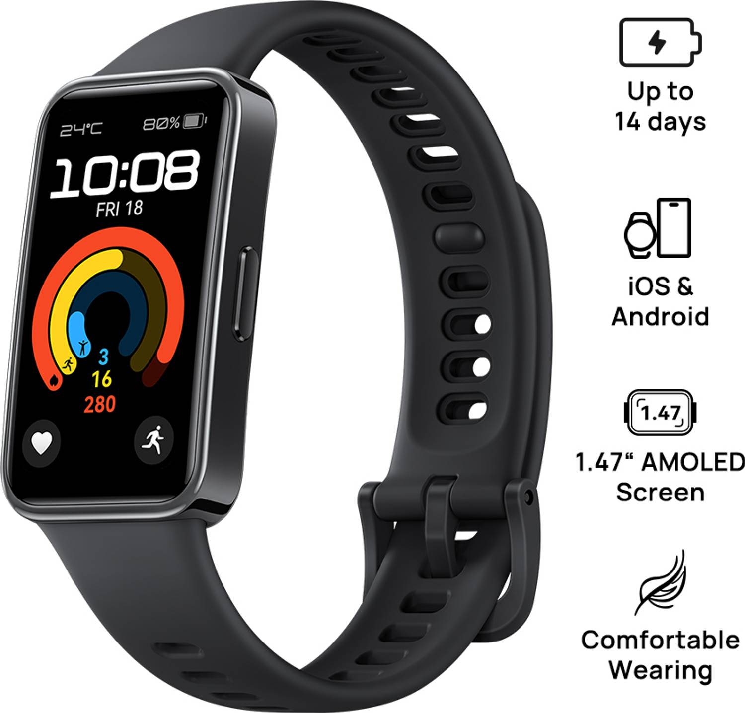Huawei Band 9,Sleep Tracking,Durable Battery,100 different workout - Image 2