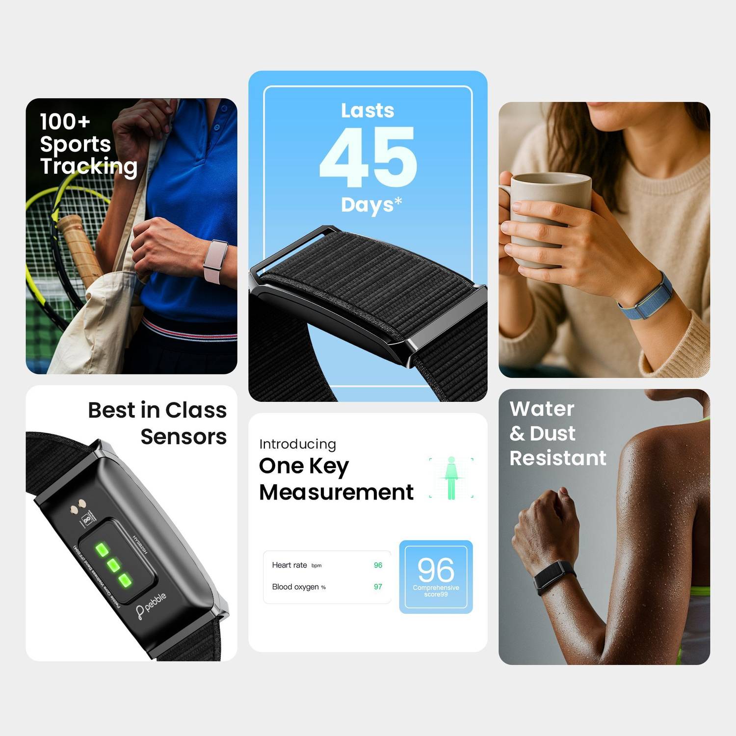 Pebble Qore Fitness Band - Image 2