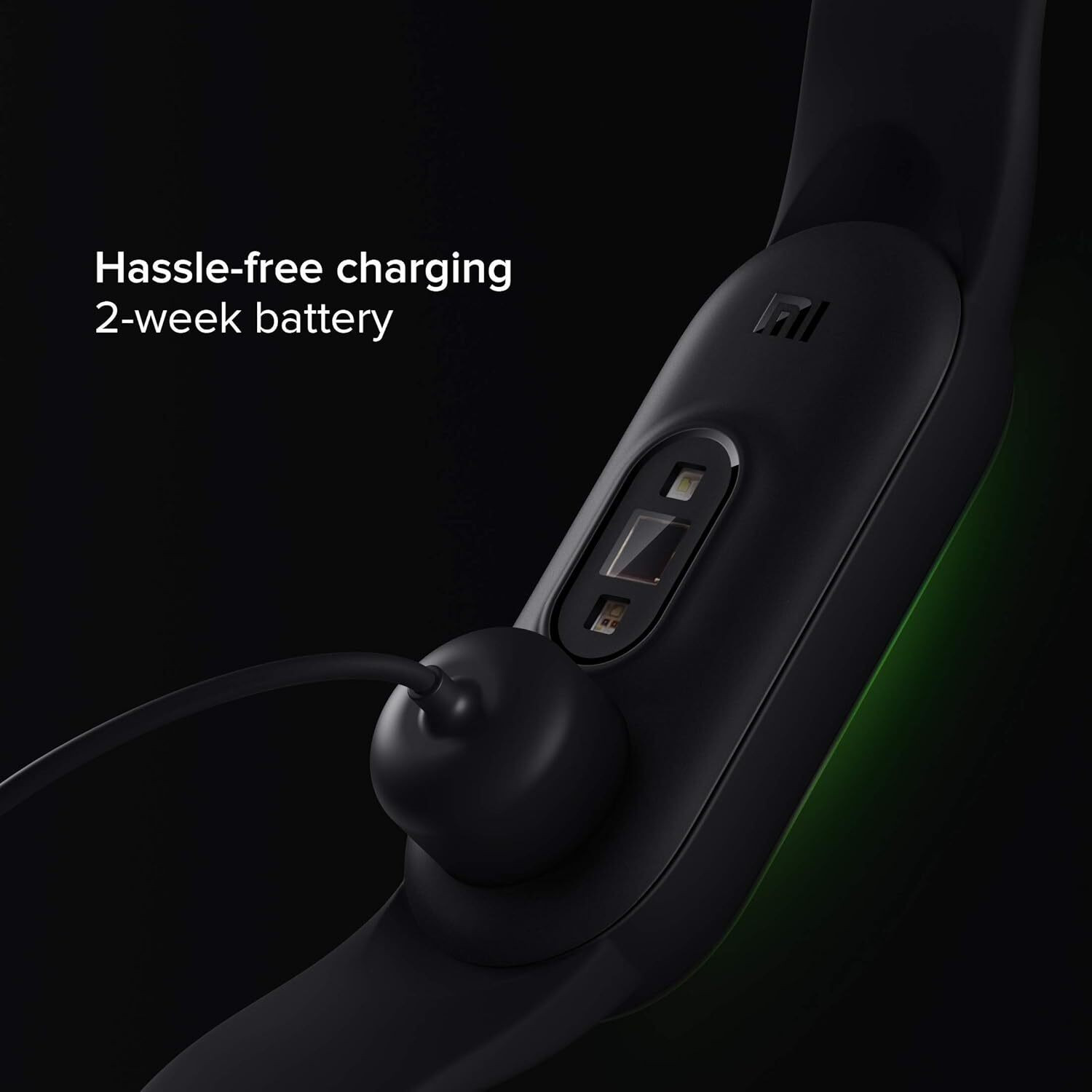 Image of Mi Smart Band 5 - Large AMOLED Color DisplayHealth Tracking, Alarm,(Black)
