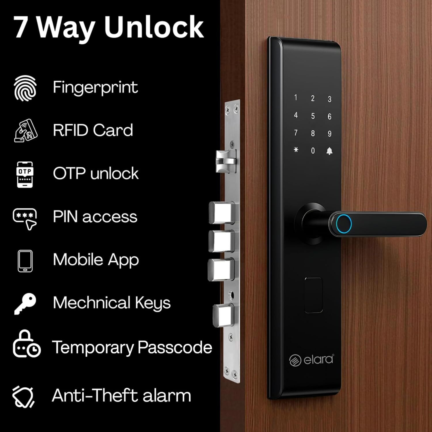 Image of Elara Echo Lite WIFI Smart Door Lock