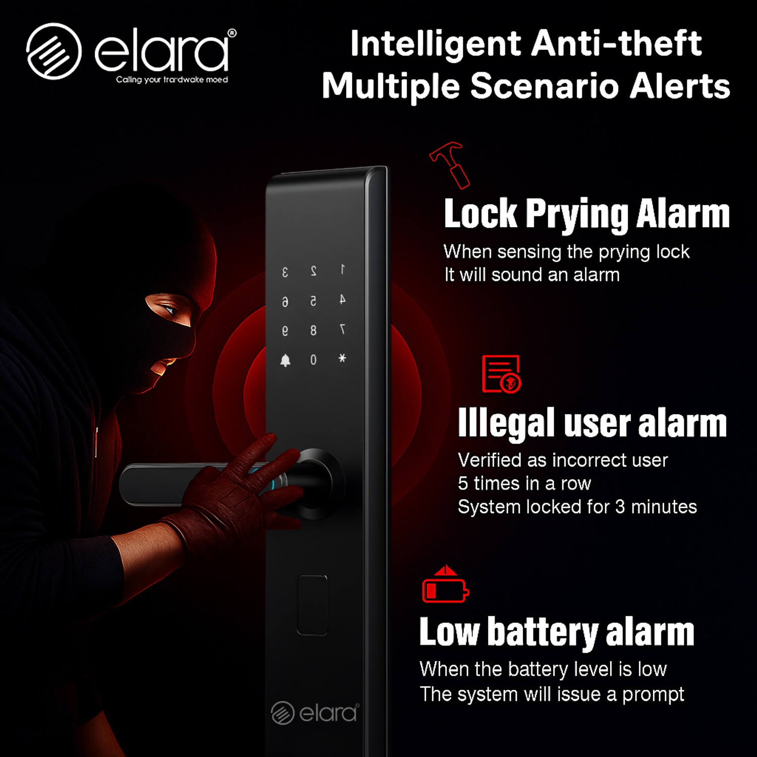 Image of Elara Echo Lite Basic Smart Door Lock