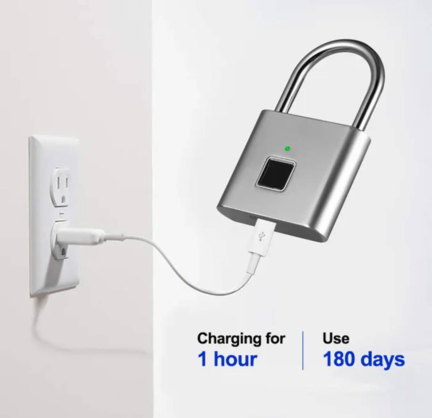 TOPHAVEN Smart Lock Fingerprint Biometric Padlock - Image 2