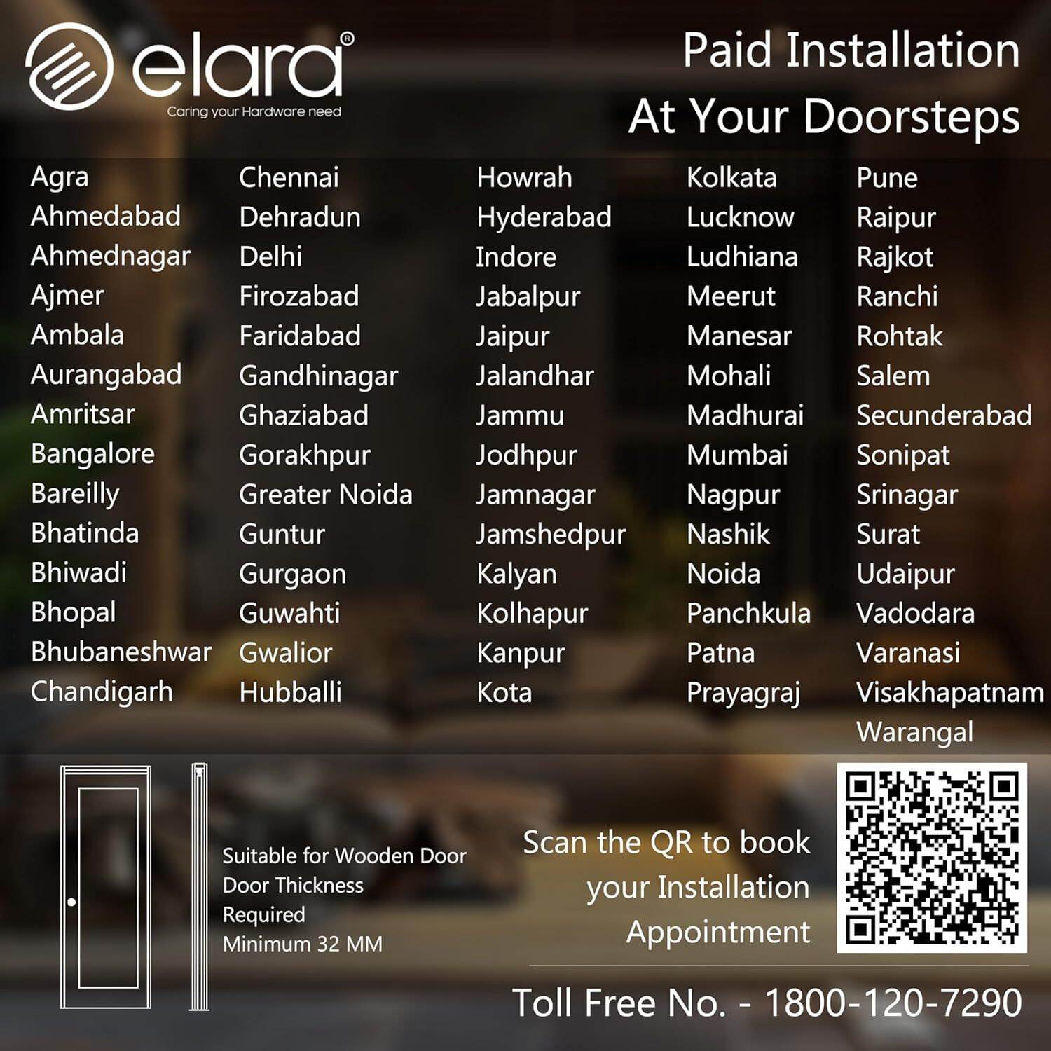 Image of Elara Echo Lite WIFI Smart Door Lock