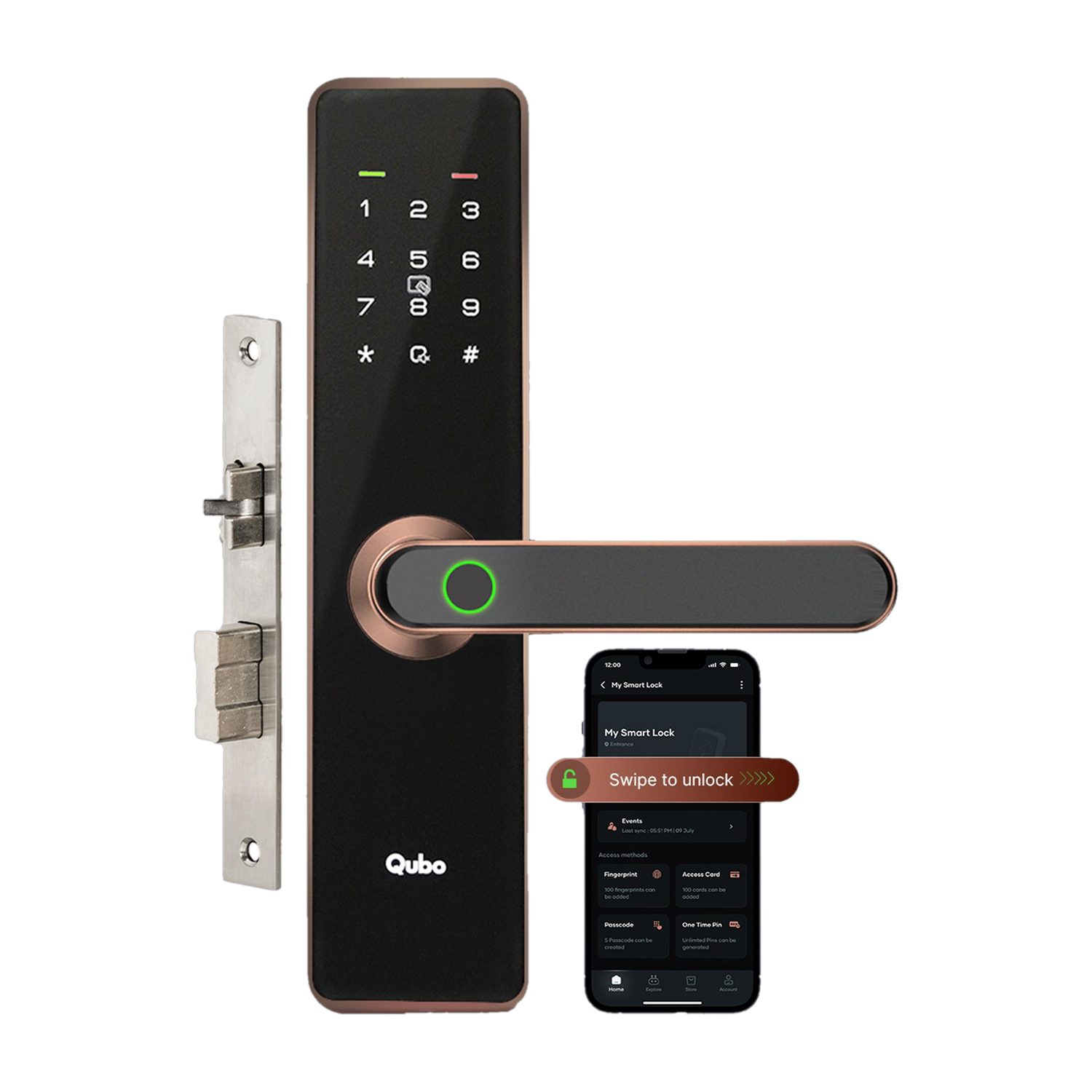 Image of Qubo Smart Door Lock Essential Smart Door Lock