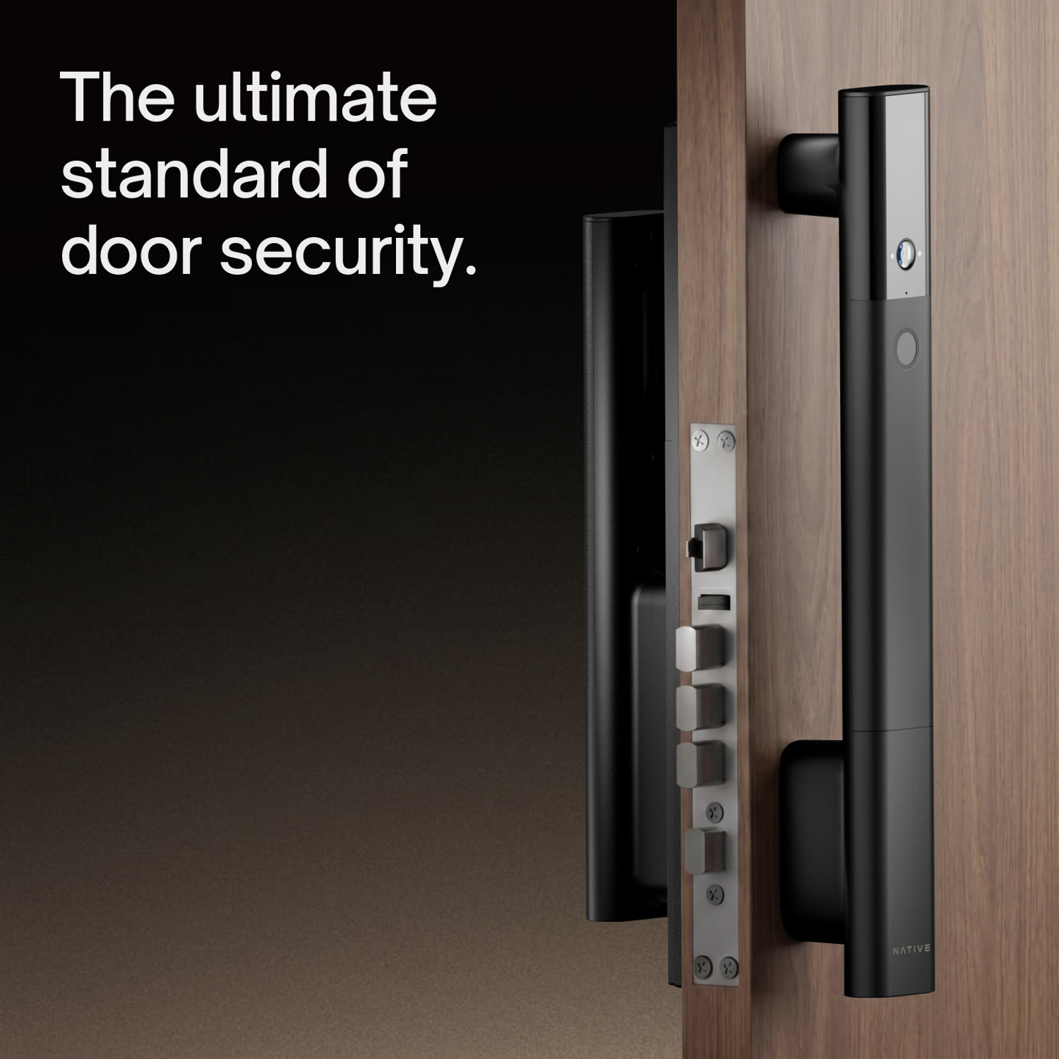 Image of NATIVE By Urban Company Lock Ultra Face Unlock Live HD Video & 2-Way Talk 9-way Unlock Free Installation Smart Door Lock
