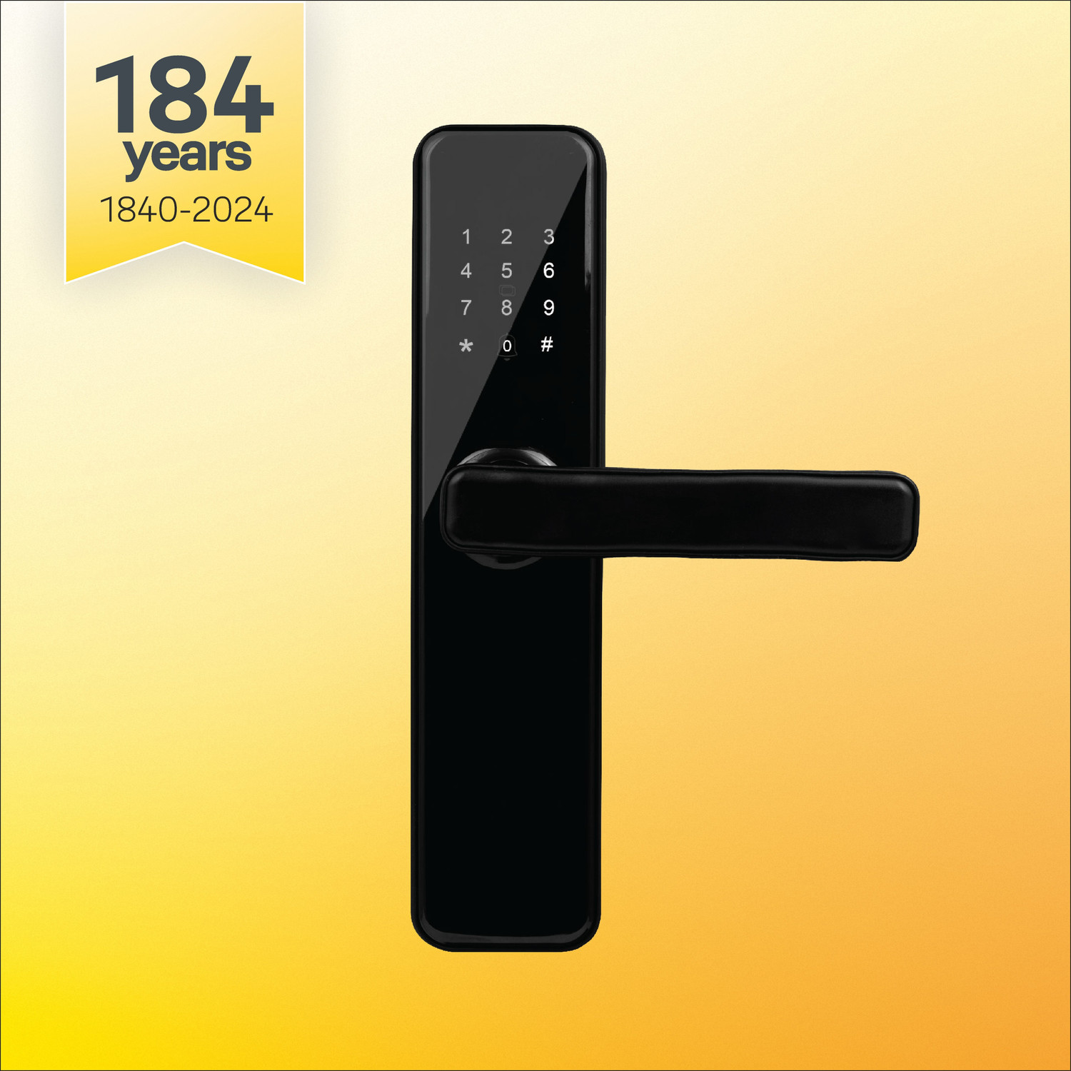 Image of Yale YDME 50 Pro with Mech Keys, App Enabled Access & Alarm Feature Smart Door Lock