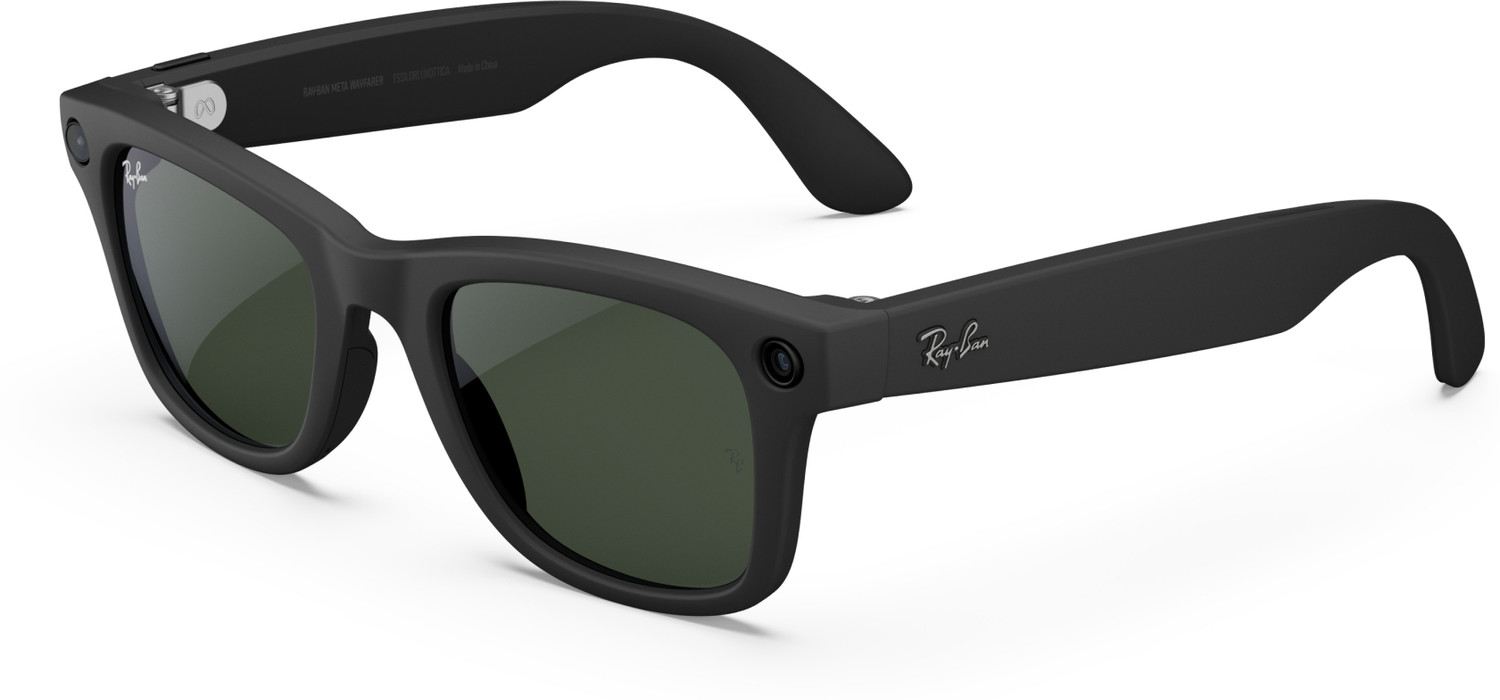 Image of Ray-Ban | Meta Wayfarer (Gen 1) with Meta AI, photo and video capture - Large