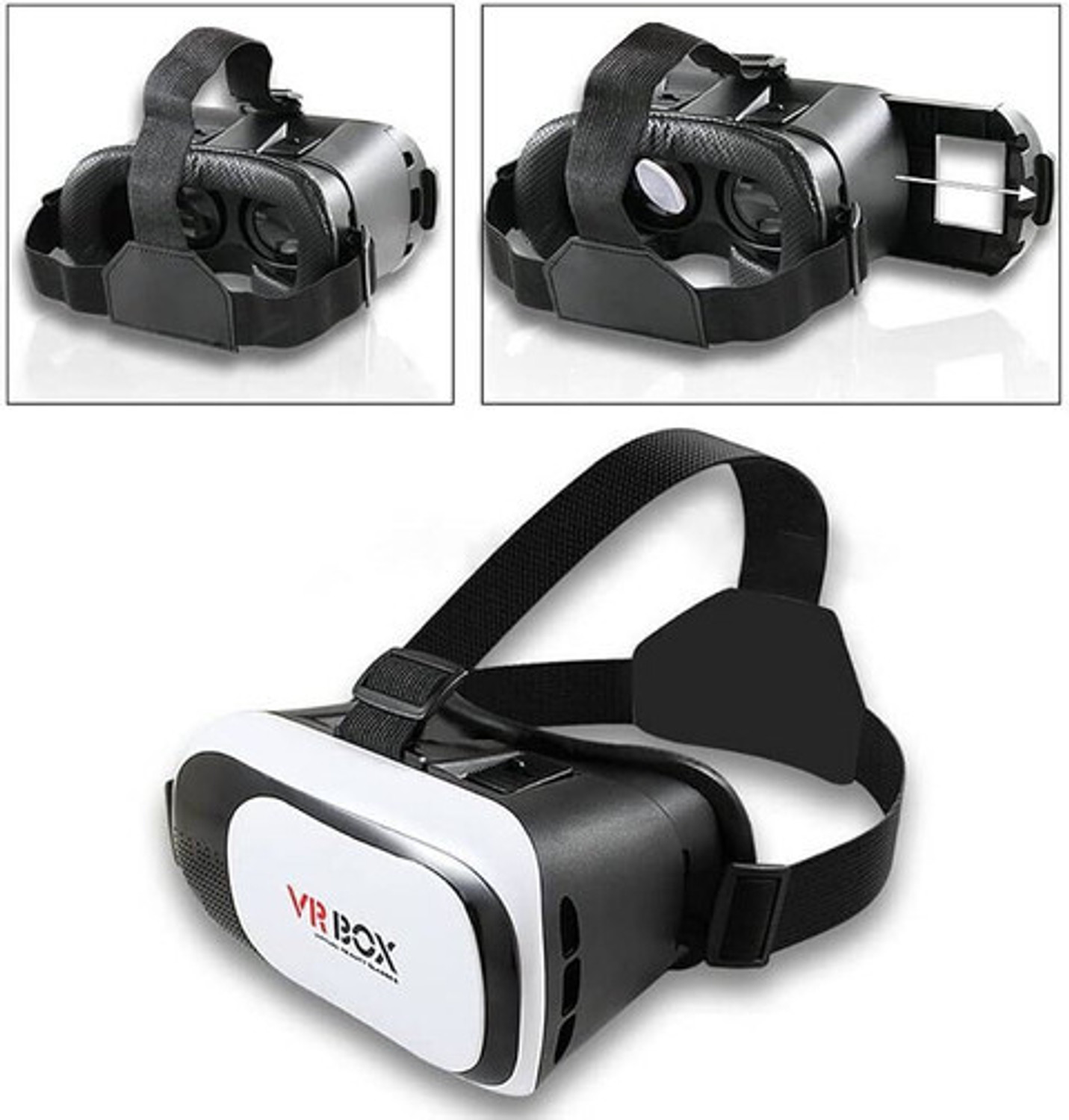 Image of Gadgetturbo VR Box 3D Headset with Ultra Soft Cushion VR Glasses for All Phones