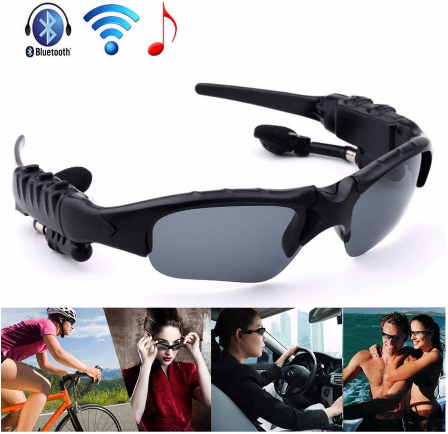 RECTITUDE Sunglasses Bluetooth Headphones with Mic - Image 4