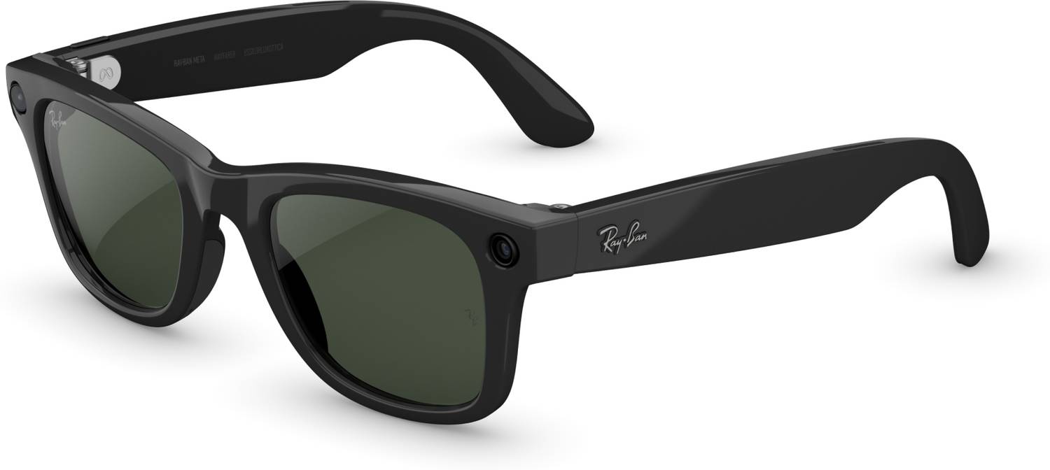 Ray-Ban Meta Wayfarer (Gen 2) (Shiny Black, Transitions Graphit