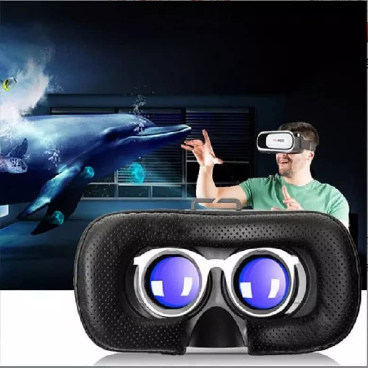 Image of HNMY Virtual Reality Headset| 3D Glasses 5.5 GHz AM3+ 10 Core Processor Designed for Mobile