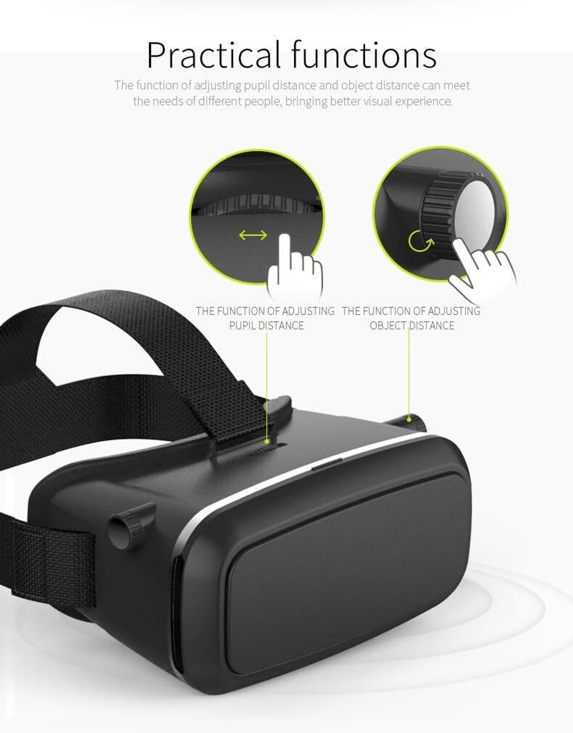 Image of NRJI VR Pro Virtual Reality 3D Glasses Headset