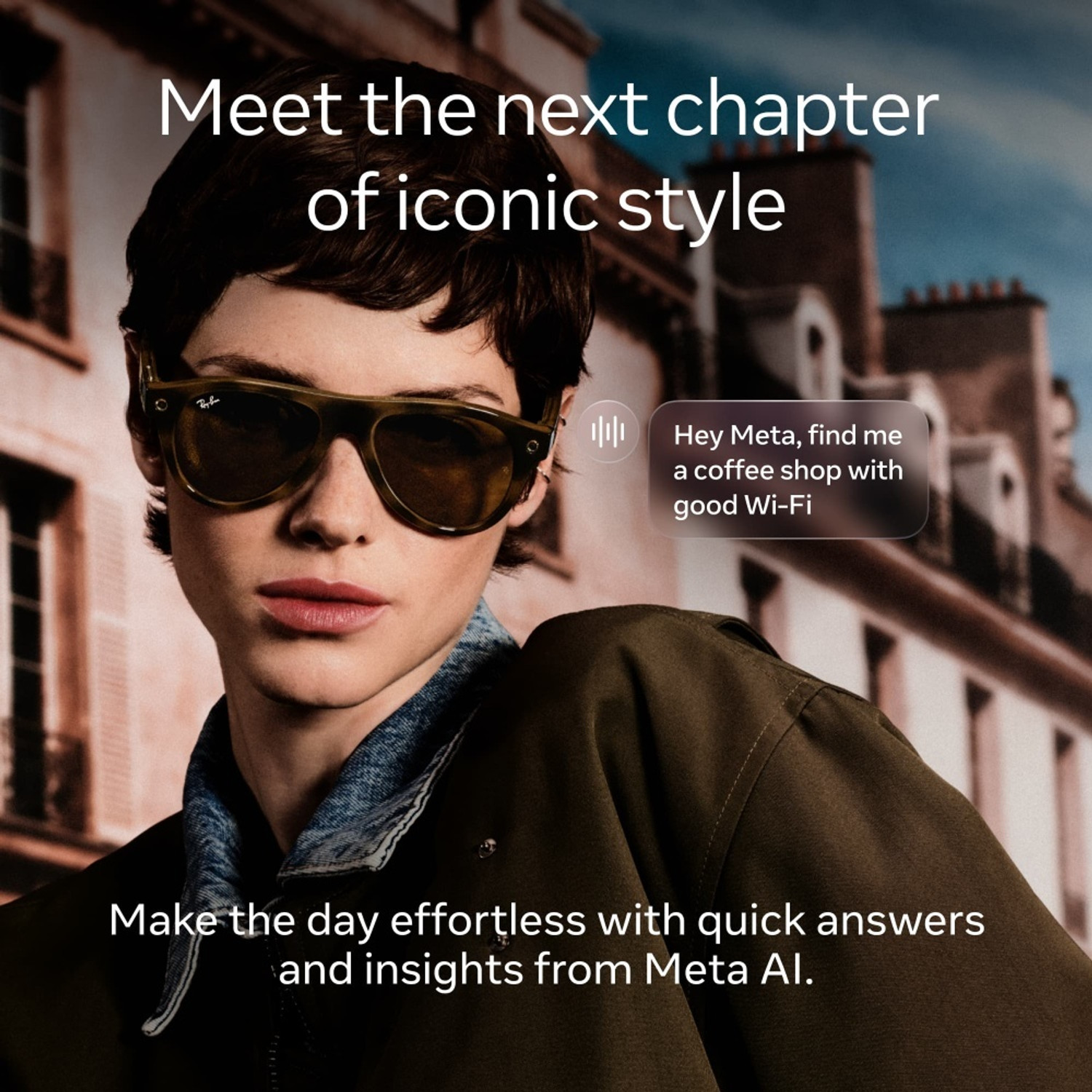 Image of Ray-Ban Meta (Gen 3) Wayfarer AI Glasses with Camera for Men, Women