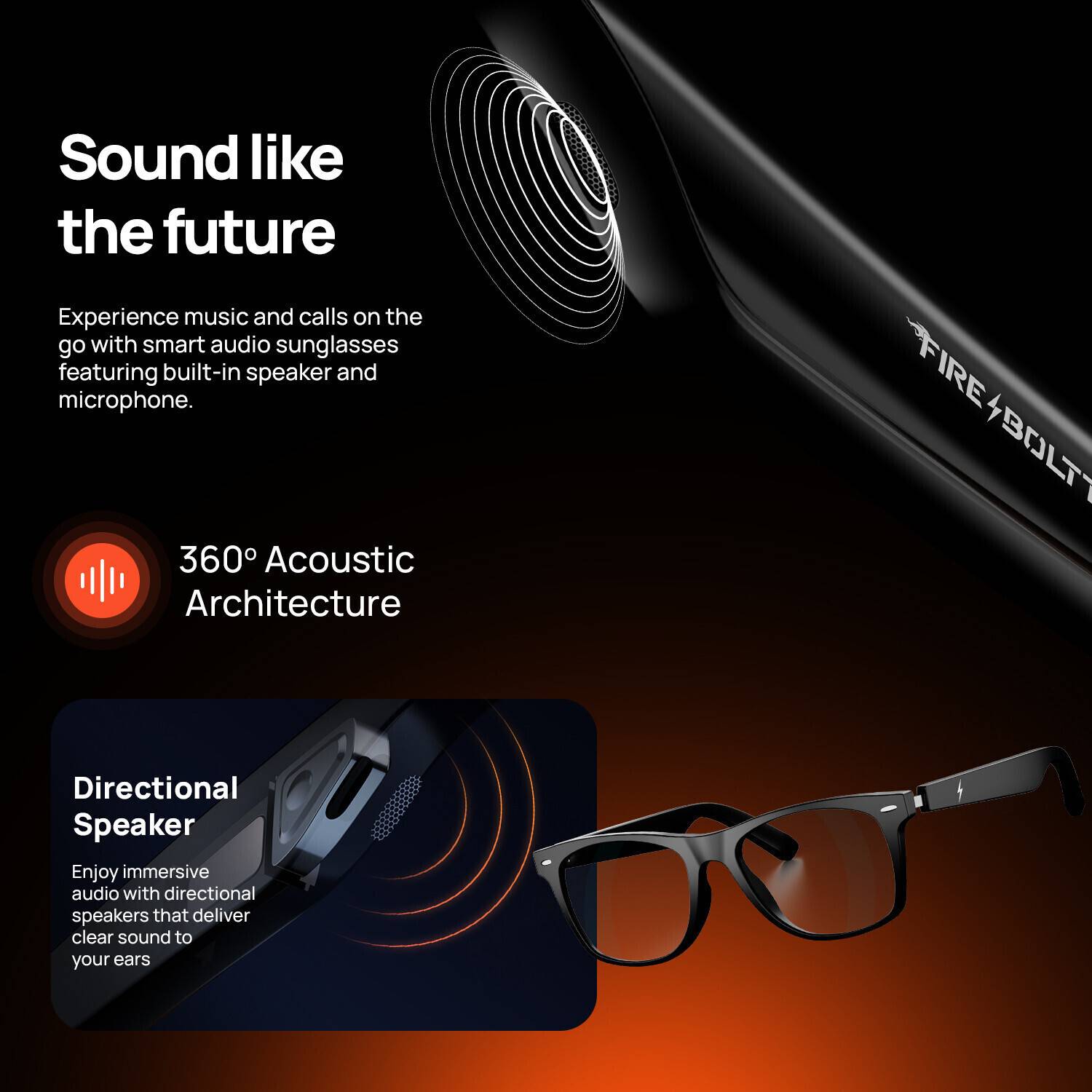 Fire-Boltt Fire-Lens Dune Smart Glasses - Image 5