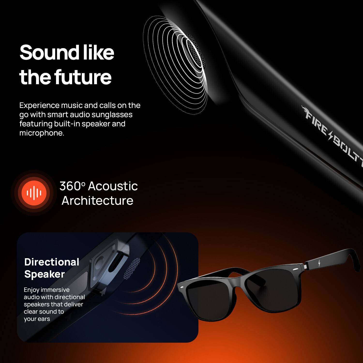 Fire-Boltt Fire-Lens Dune Smart Glasses - Image 5