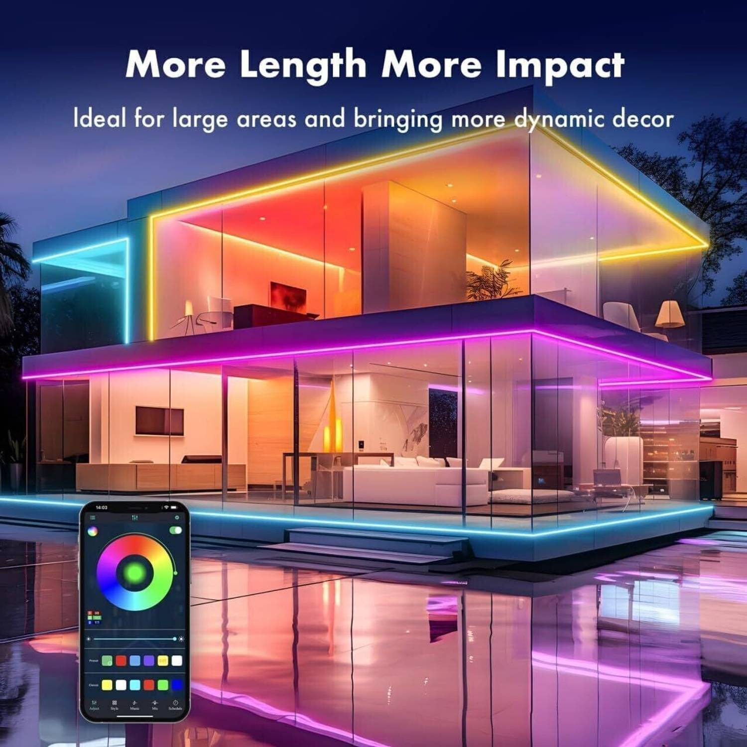 AQUABUCKET 5M LED Strip Lights - Image 4