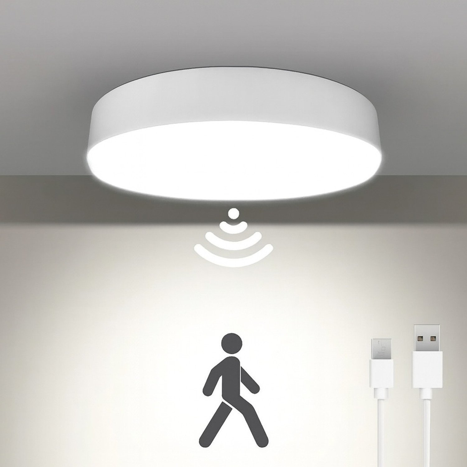 Image of Bright IQ Step Light Wall Lamp With Bulb