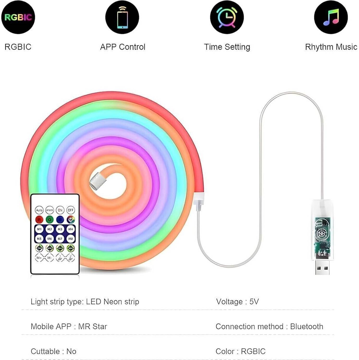 AQUABUCKET 5M LED Strip Lights - Image 2