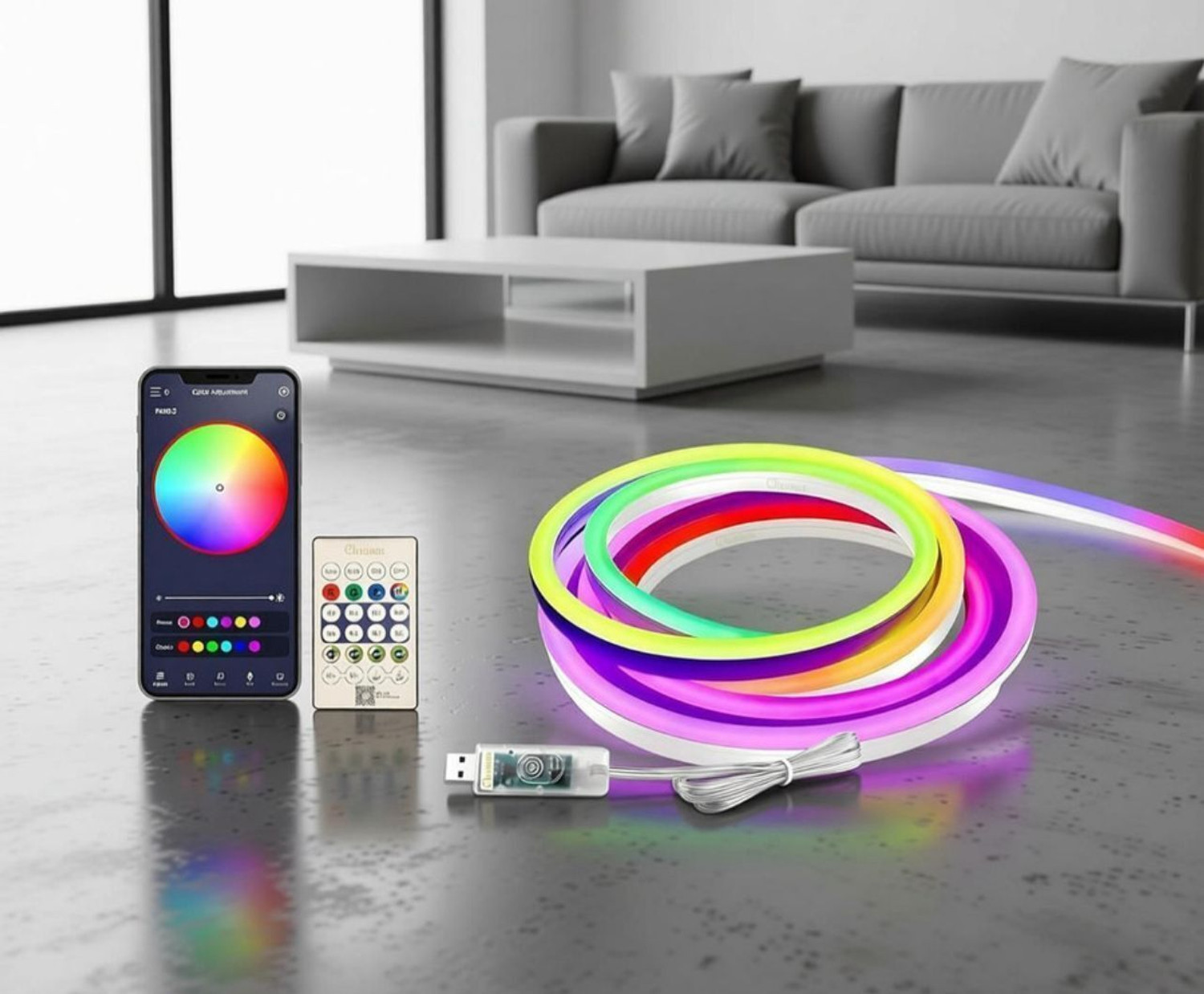 Image of sumraj Multineon Flexible led neon rgb magic Light Strip