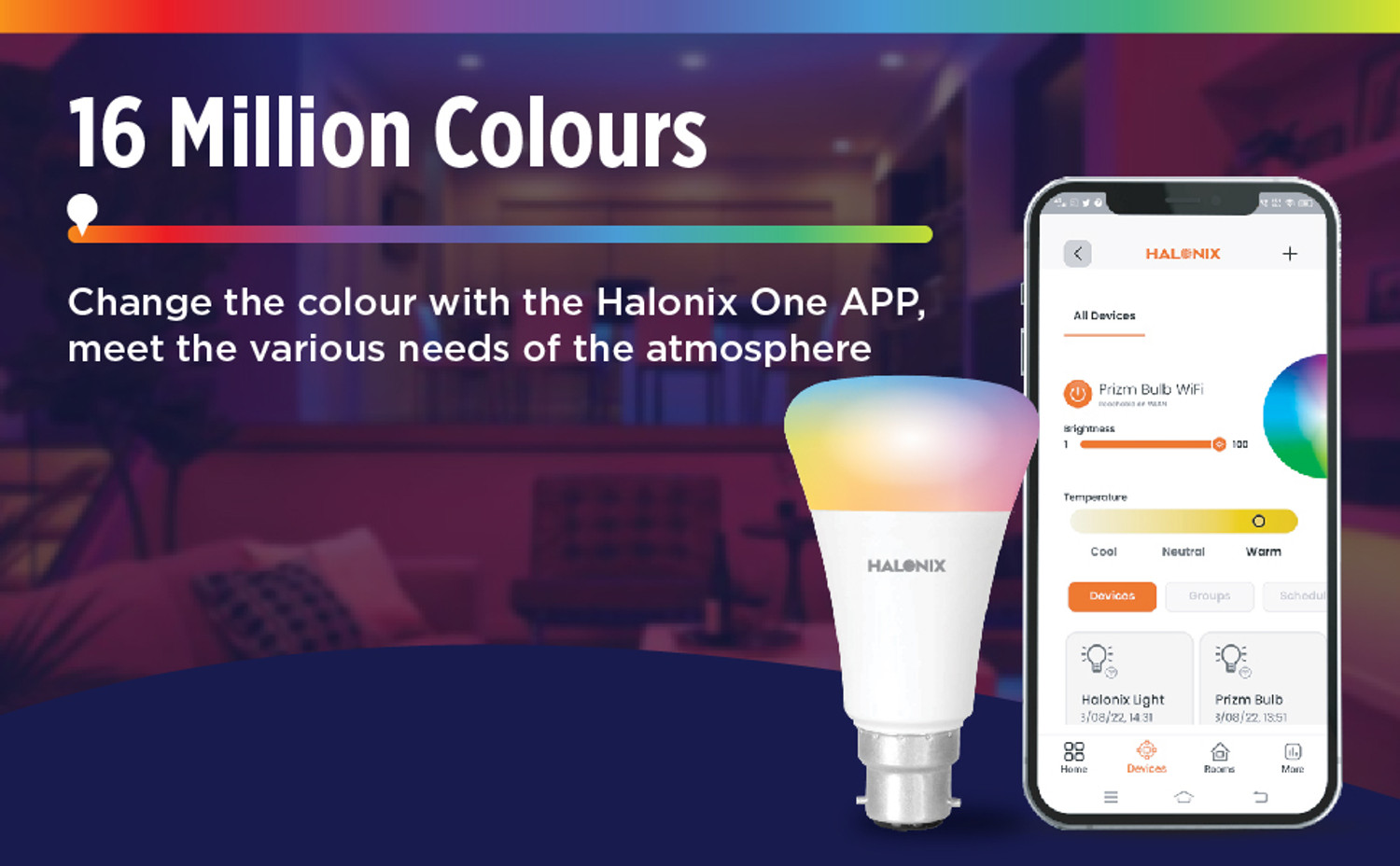 Image of HALONIX 9 W Basic Decorative B22 D Decorative Bulb