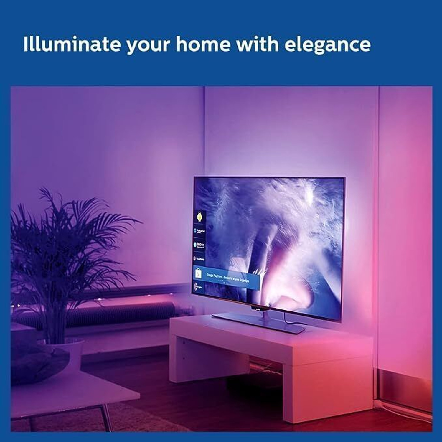 Image of PHILIPS 5 Meter Wi-Fi Smart LED Strip with Music Sync, Voice Control & Dimmable feature Light Strip