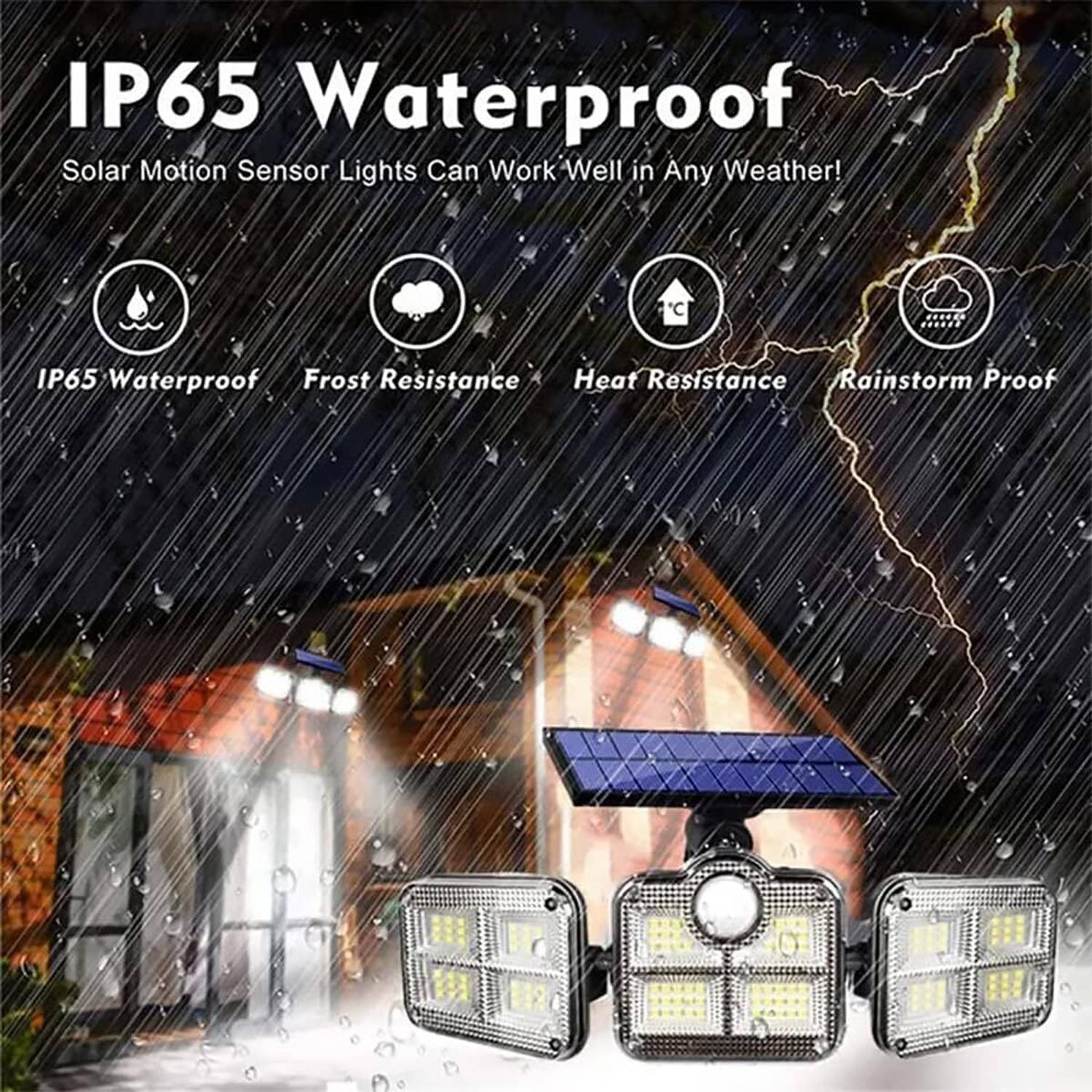 Neo Elect Solar Motion Sensor LED Light Outdoor - Image 5