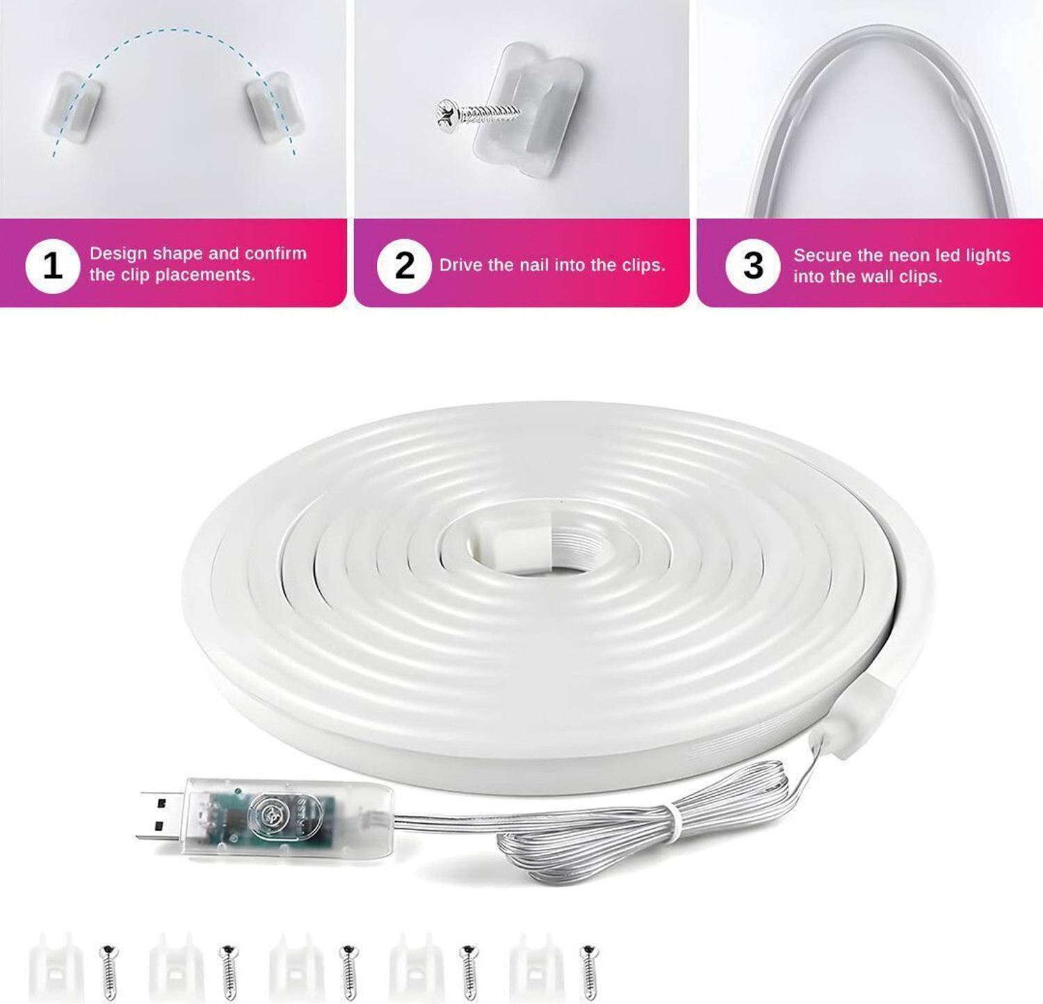 Thelightify Lumix RGBIC Neon Light Strip - Image 3