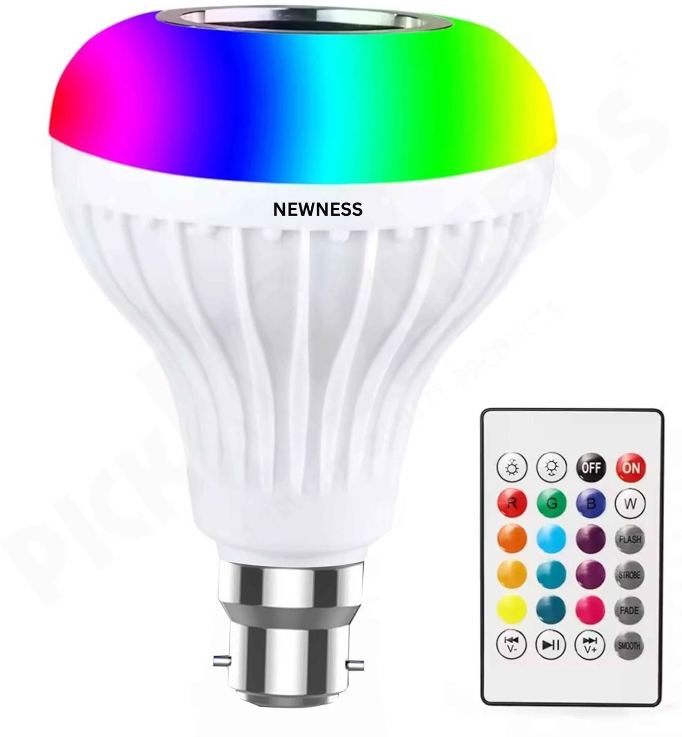 Image of Newness 12 Watt RGB Bulb,Color Changing Disco lights for Home Smart Bulb