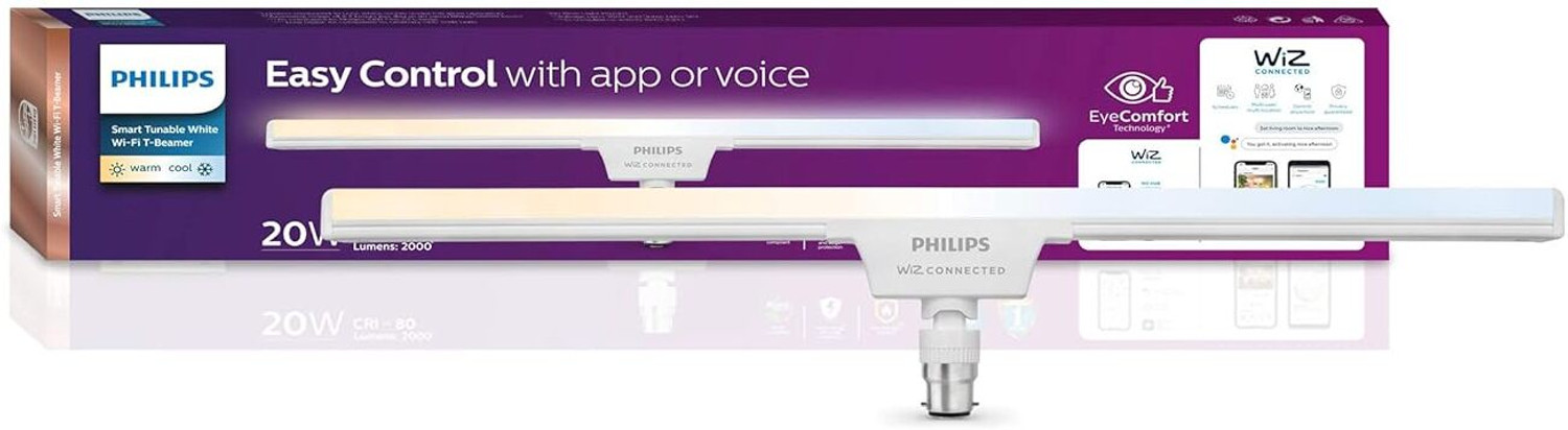 Image of PHILIPS Smart Wi-Fi T-Beamer 20W, B22 Smart Bulb