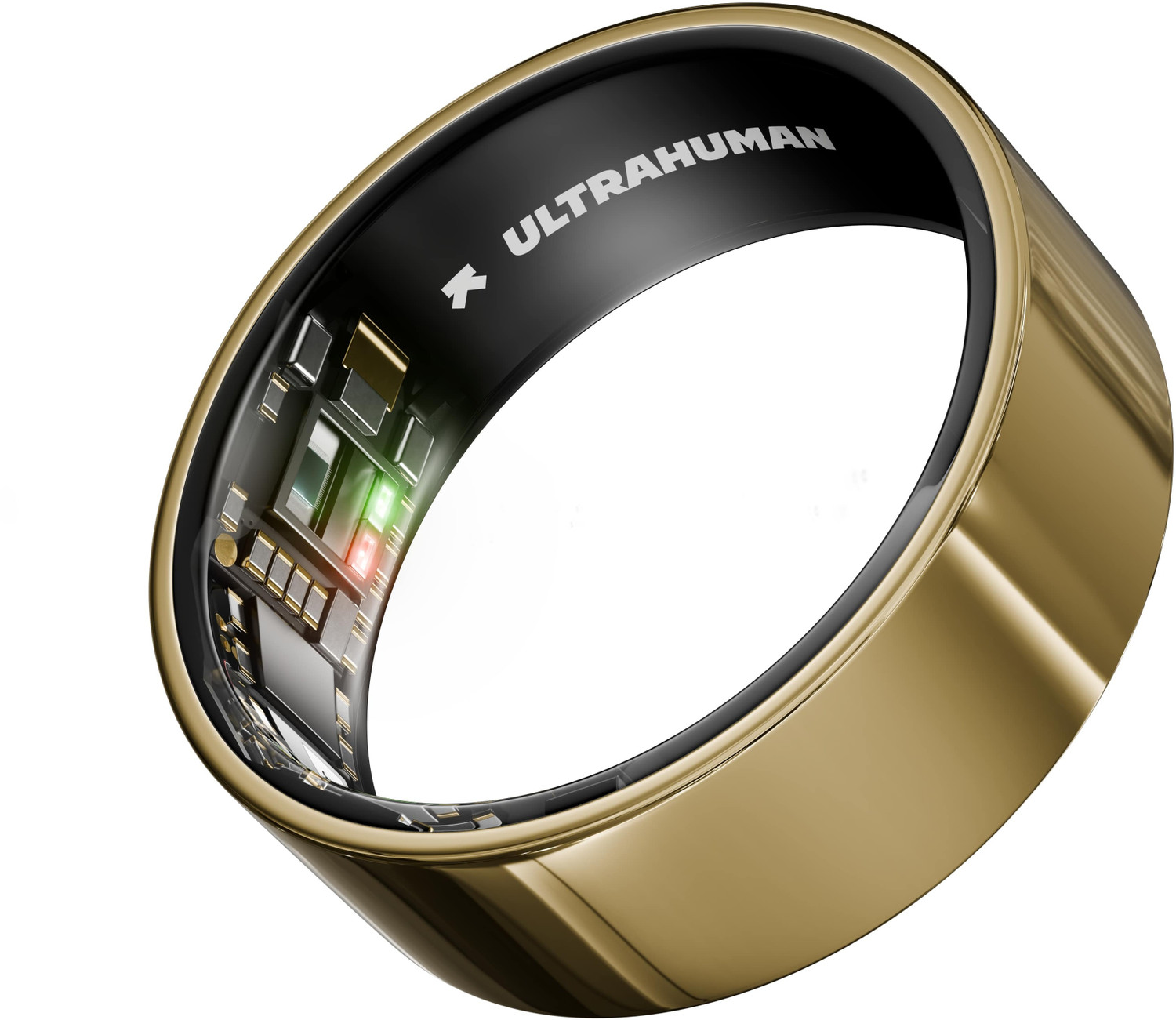Image of Ultrahuman Ring AIR Track Sleep, Workouts, HR, HRV, Health Tracker - Up to 6 Days Battery Smart Ring (11, Air Gold)