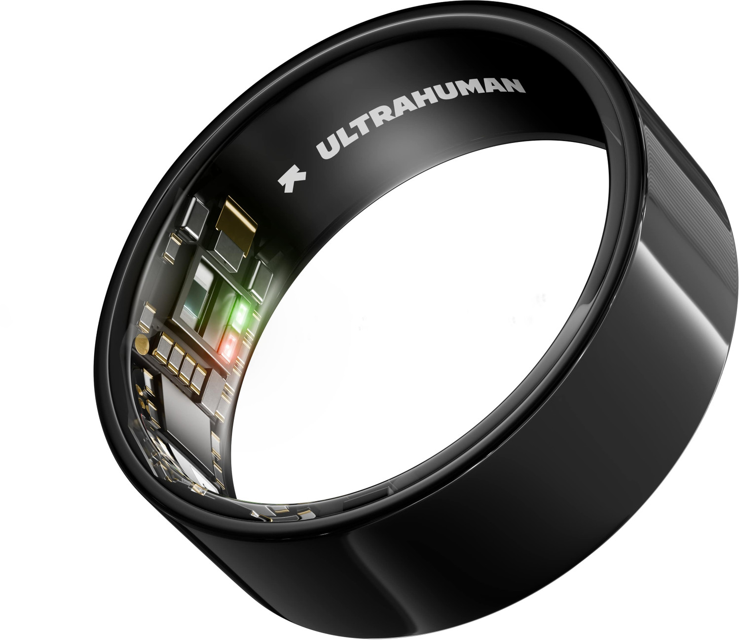 Image of Ultrahuman Ring AIR Track Sleep, Workouts, HR, HRV, Health Tracker - Up to 6 Days Battery Smart Ring (13, Aster Black)