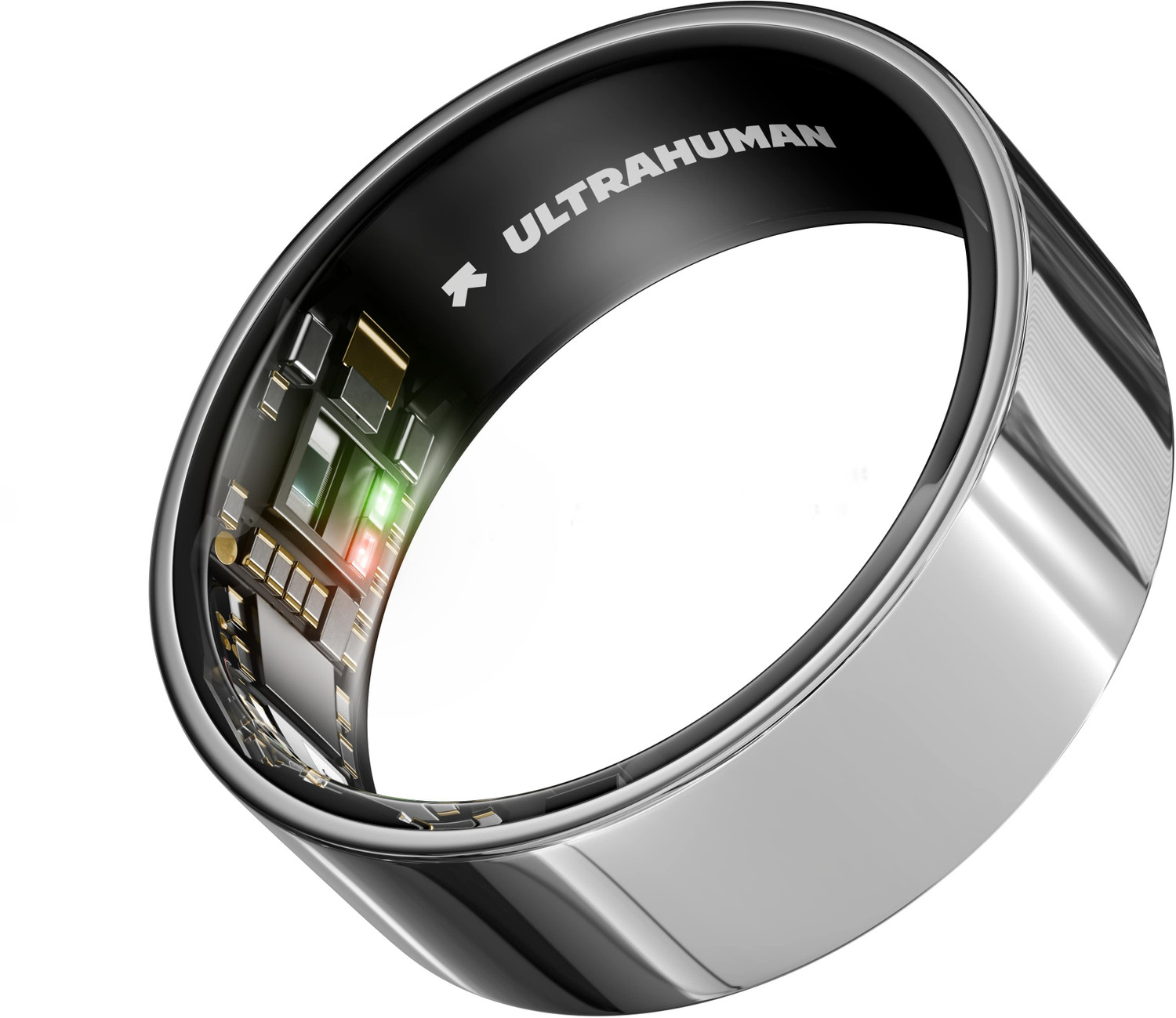 Image of Ultrahuman Ring AIR Track Sleep, Workouts, HR, HRV, Health Tracker - Up to 6 Days Battery Smart Ring (9, Air Silver)